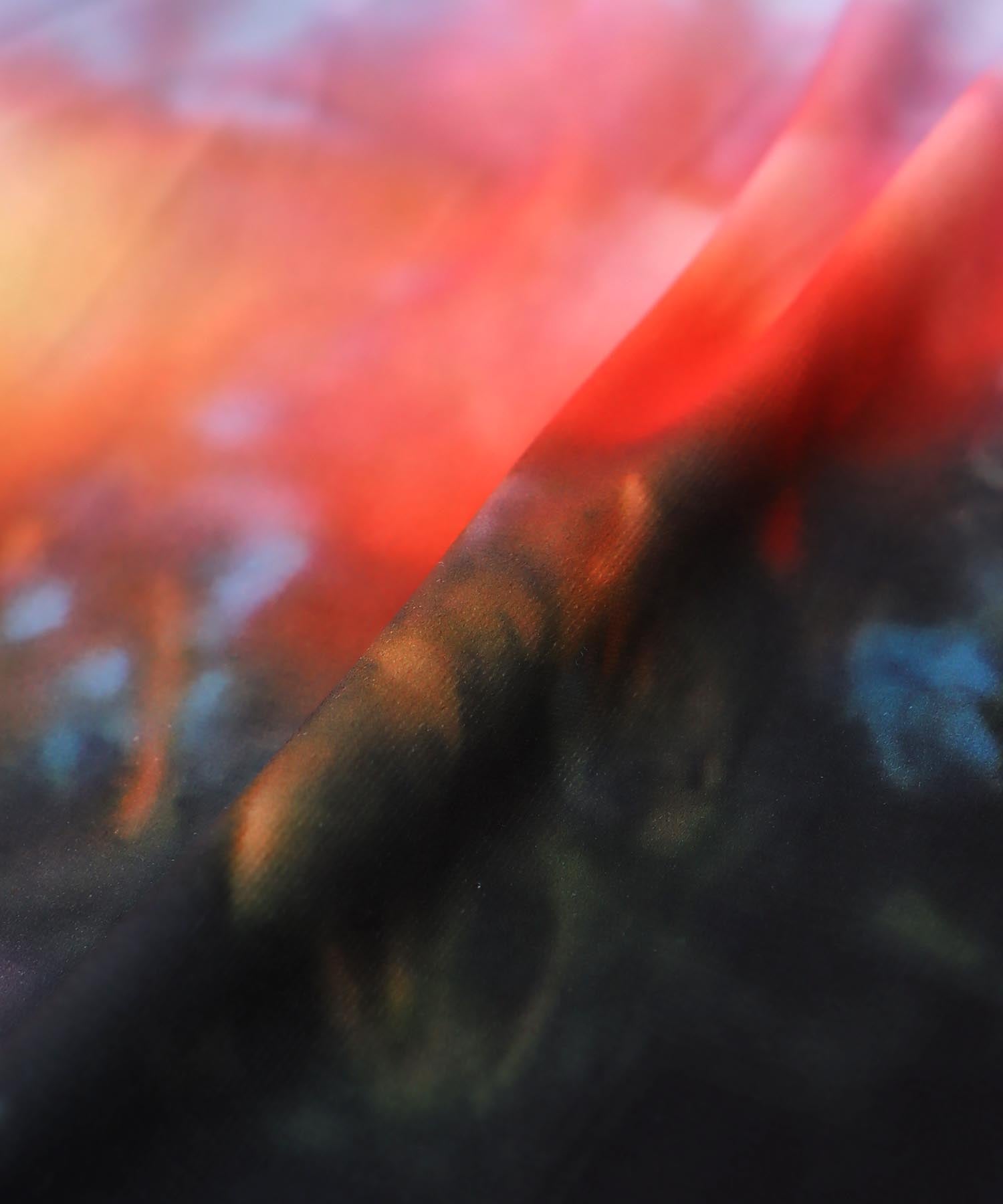 フラワー転写プリントスカート