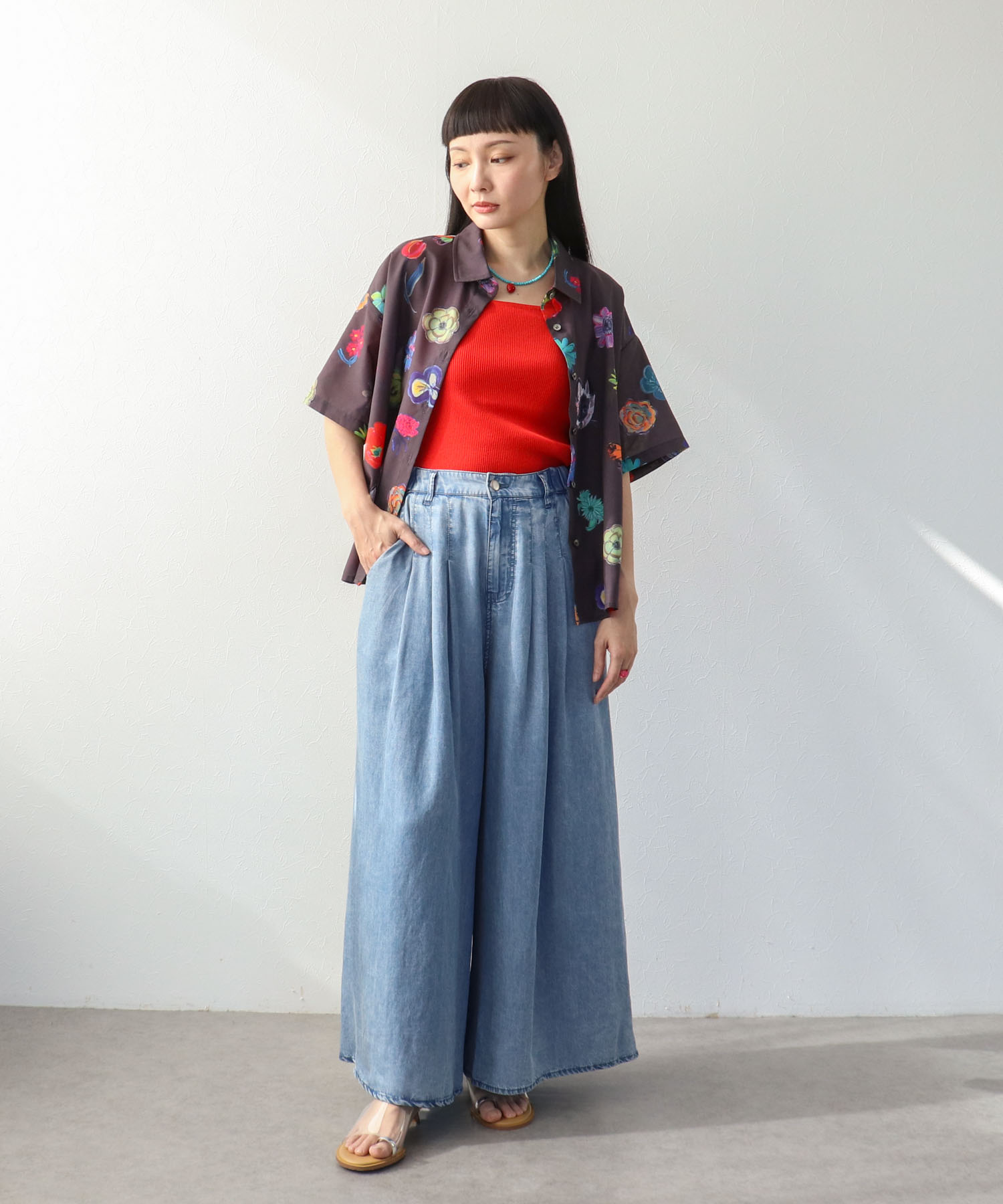 ≪4/16(木)予約開始≫【バラ色の帽子コラボ】プリントシャツ