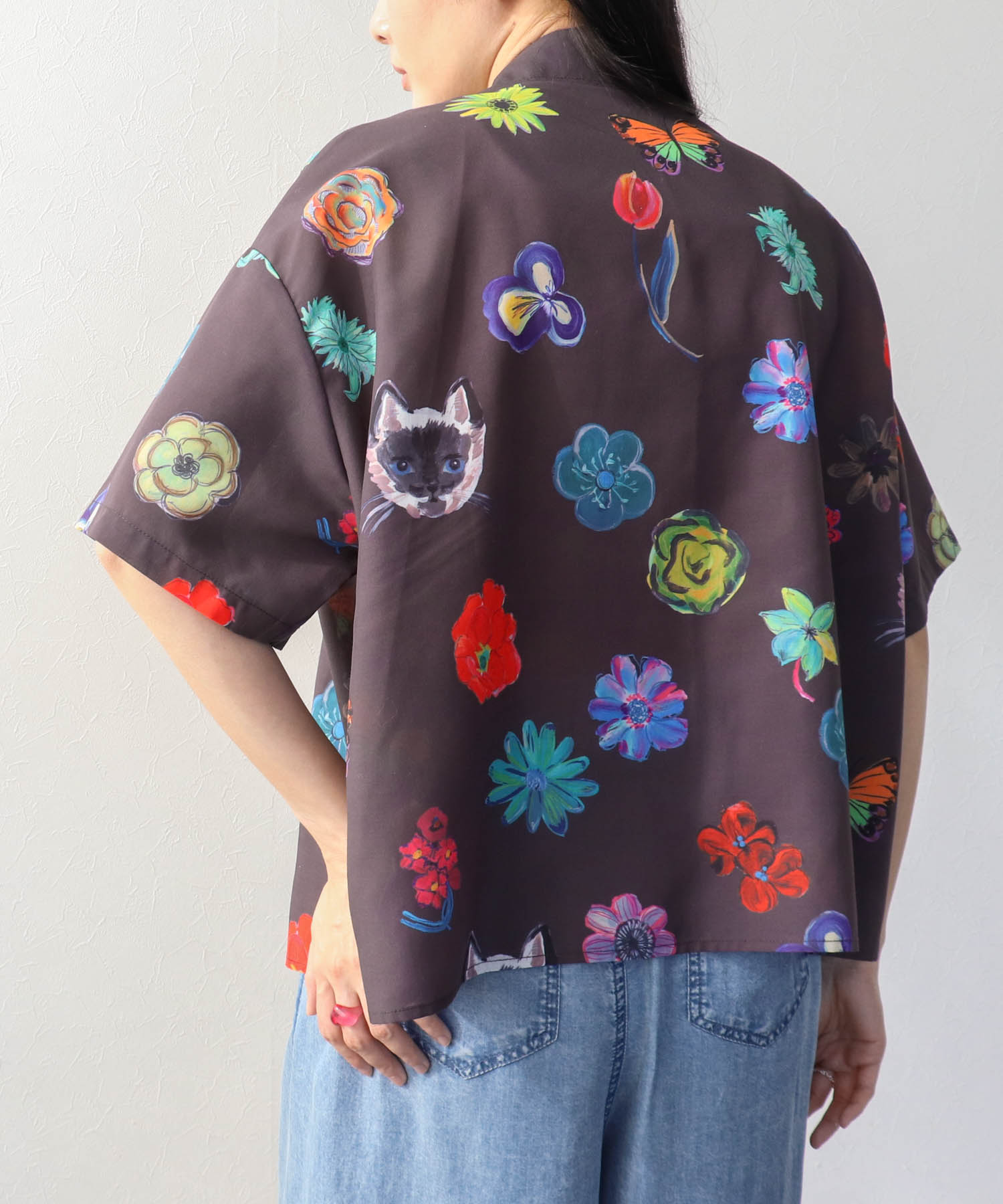 ≪4/16(木)予約開始≫【バラ色の帽子コラボ】プリントシャツ