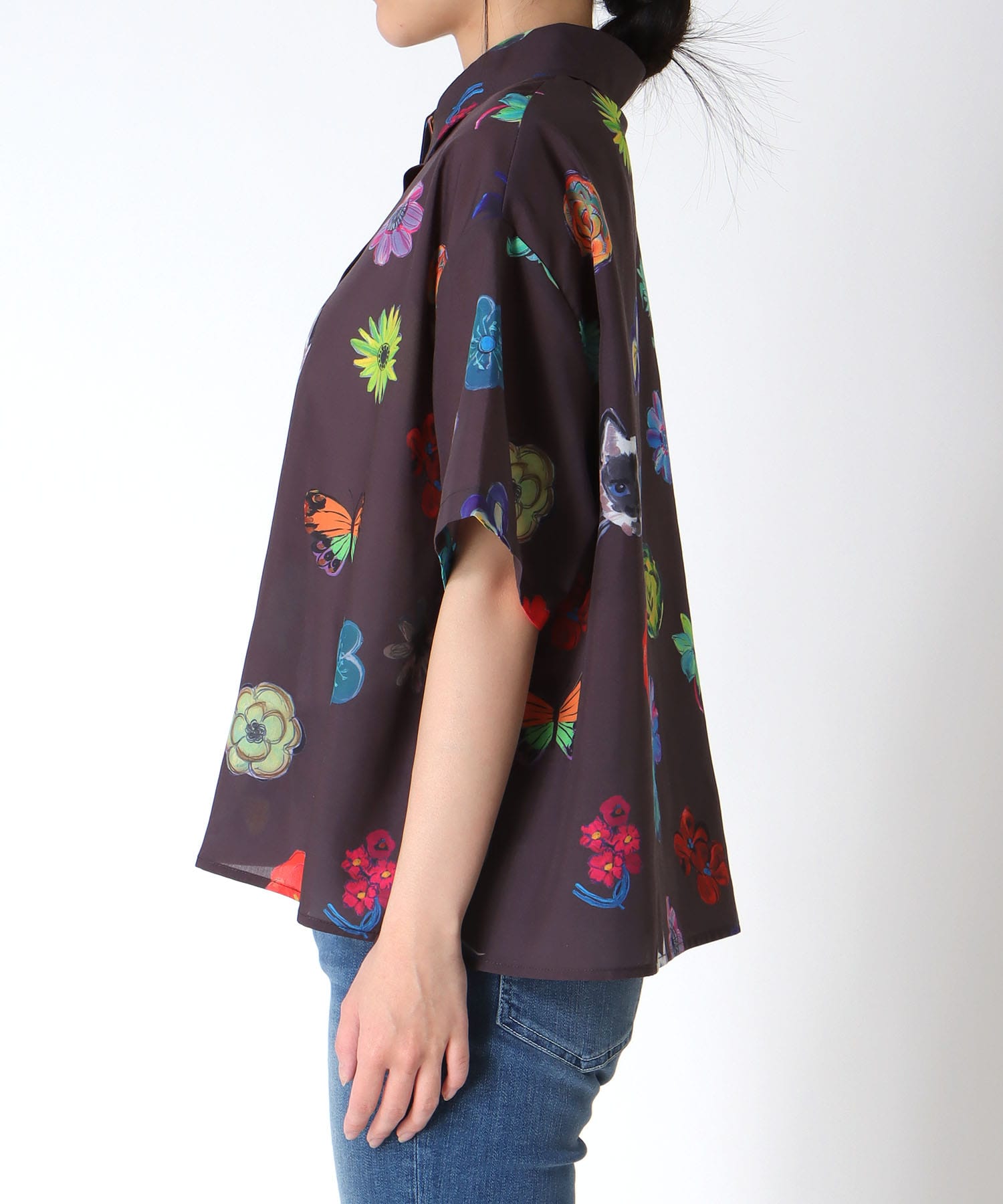 ≪4/16(木)予約開始≫【バラ色の帽子コラボ】プリントシャツ