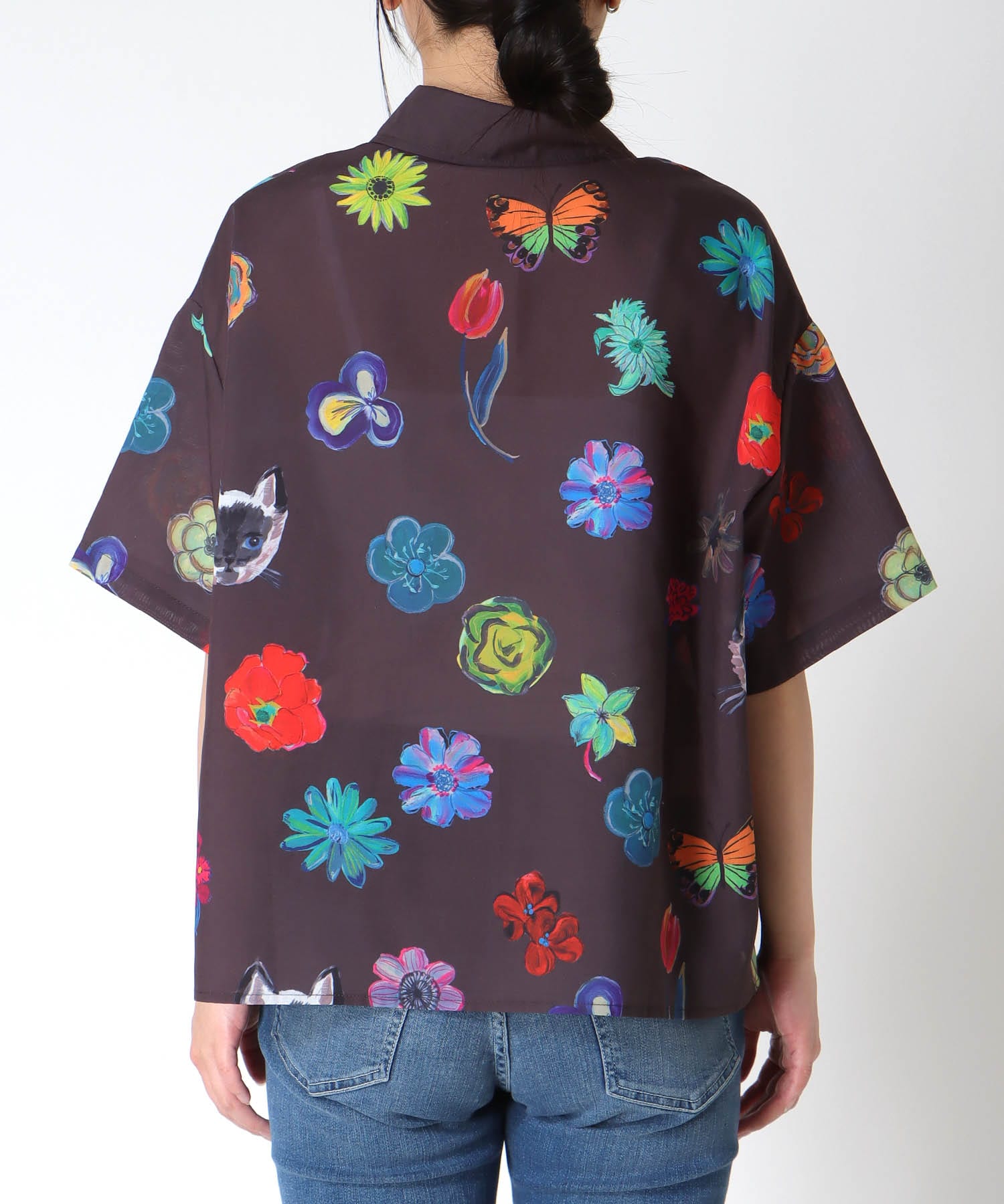 ≪4/16(木)予約開始≫【バラ色の帽子コラボ】プリントシャツ