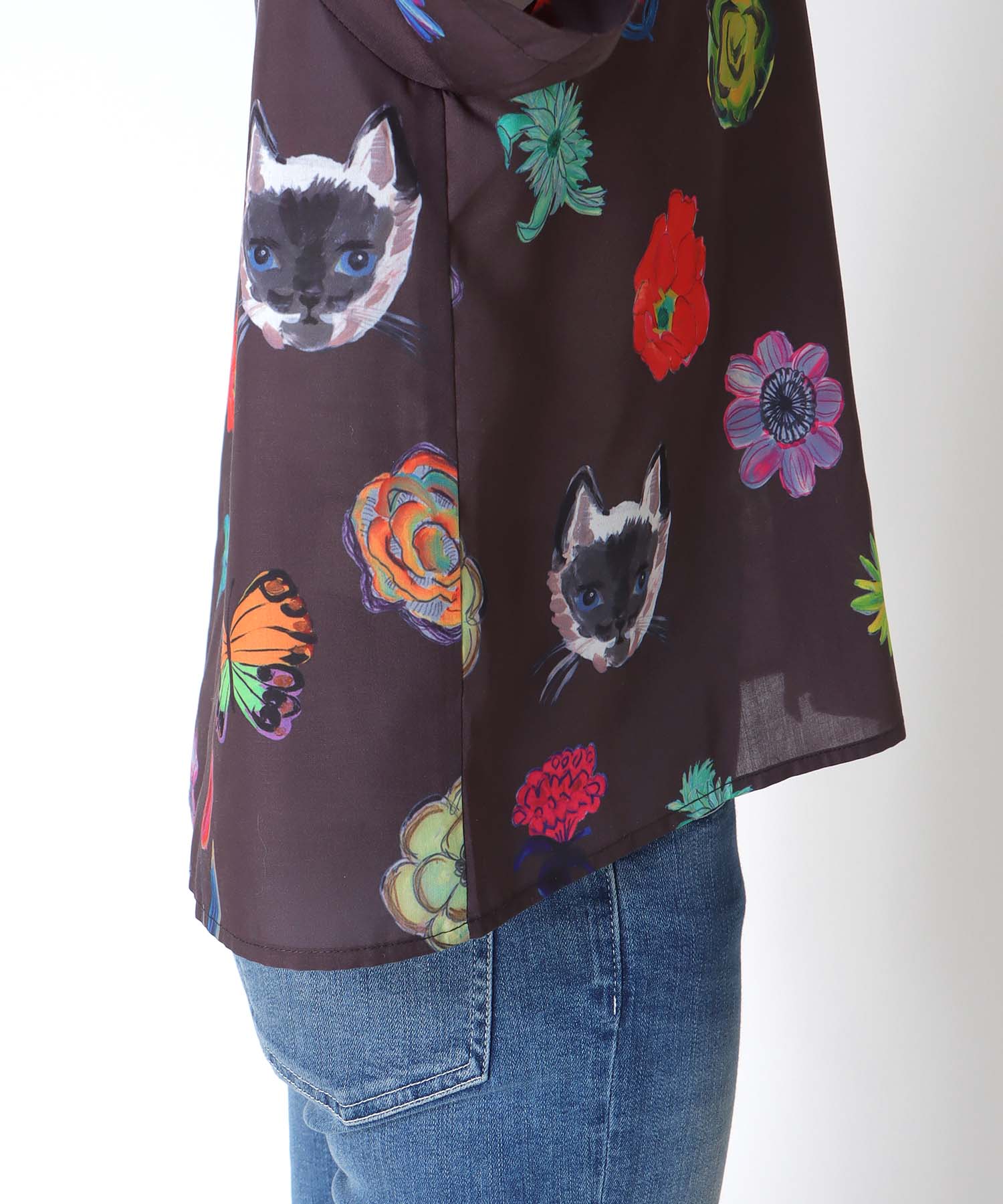 ≪4/16(木)予約開始≫【バラ色の帽子コラボ】プリントシャツ