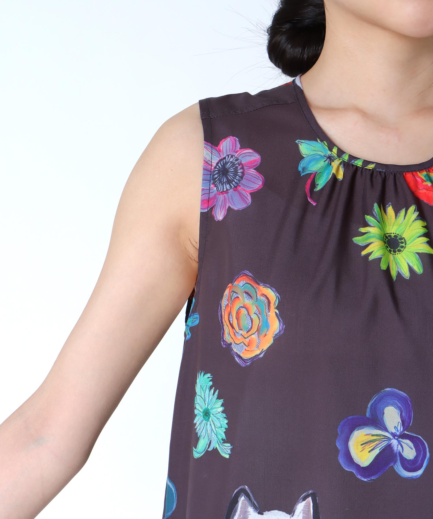 ≪4/16(木)予約開始≫【バラ色の帽子コラボ】プリントワンピース