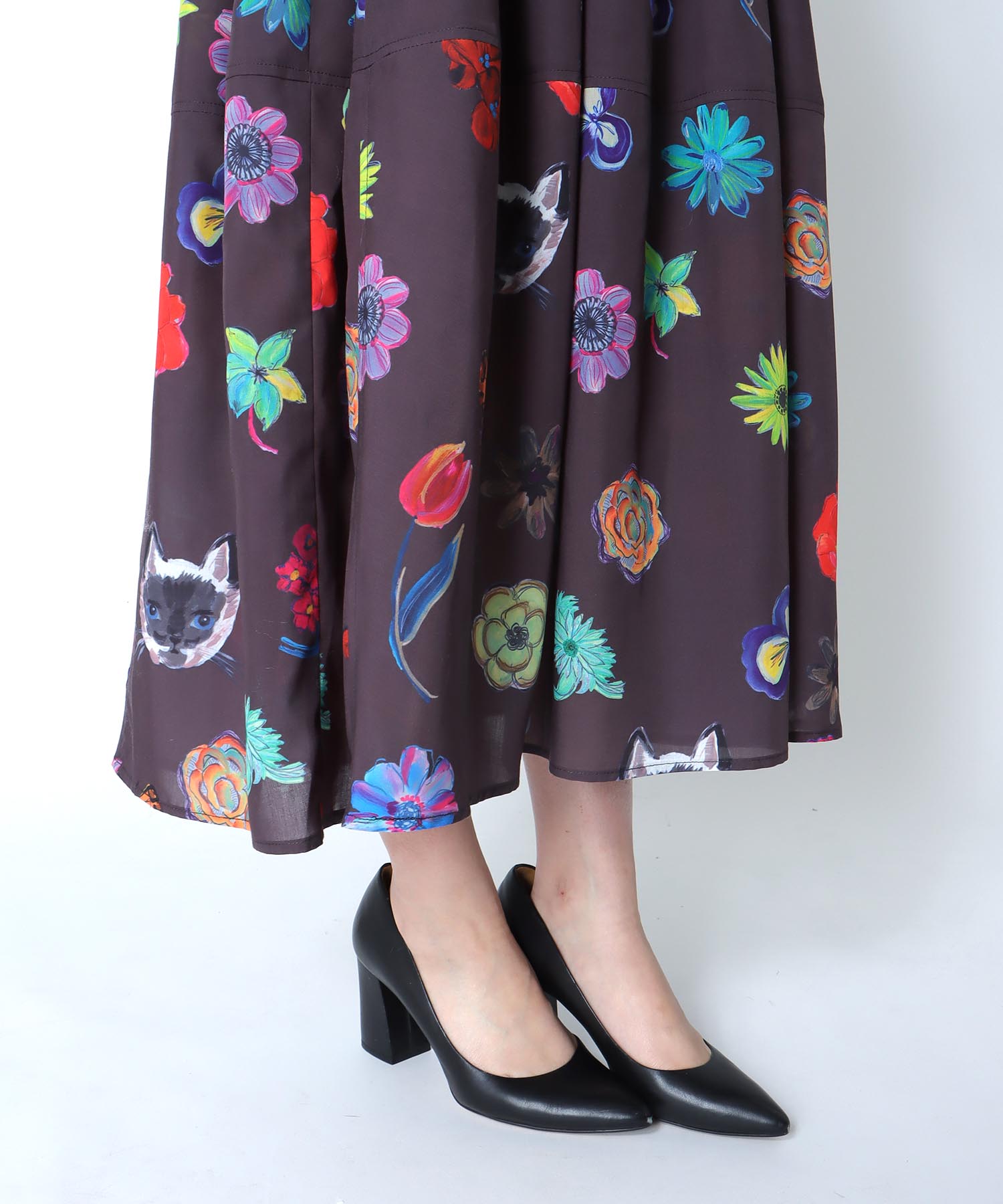 ≪4/16(木)予約開始≫【バラ色の帽子コラボ】プリントワンピース