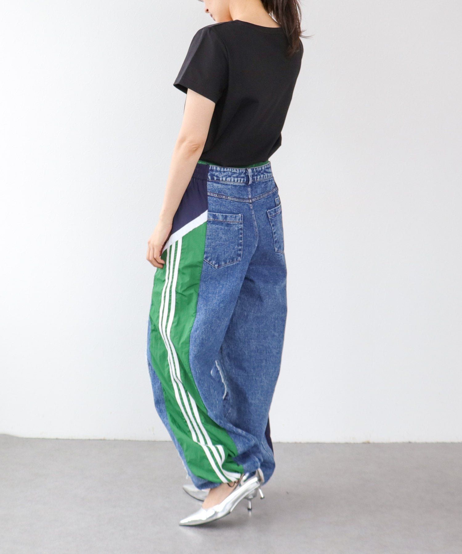 サイドスイッチデニムパンツ