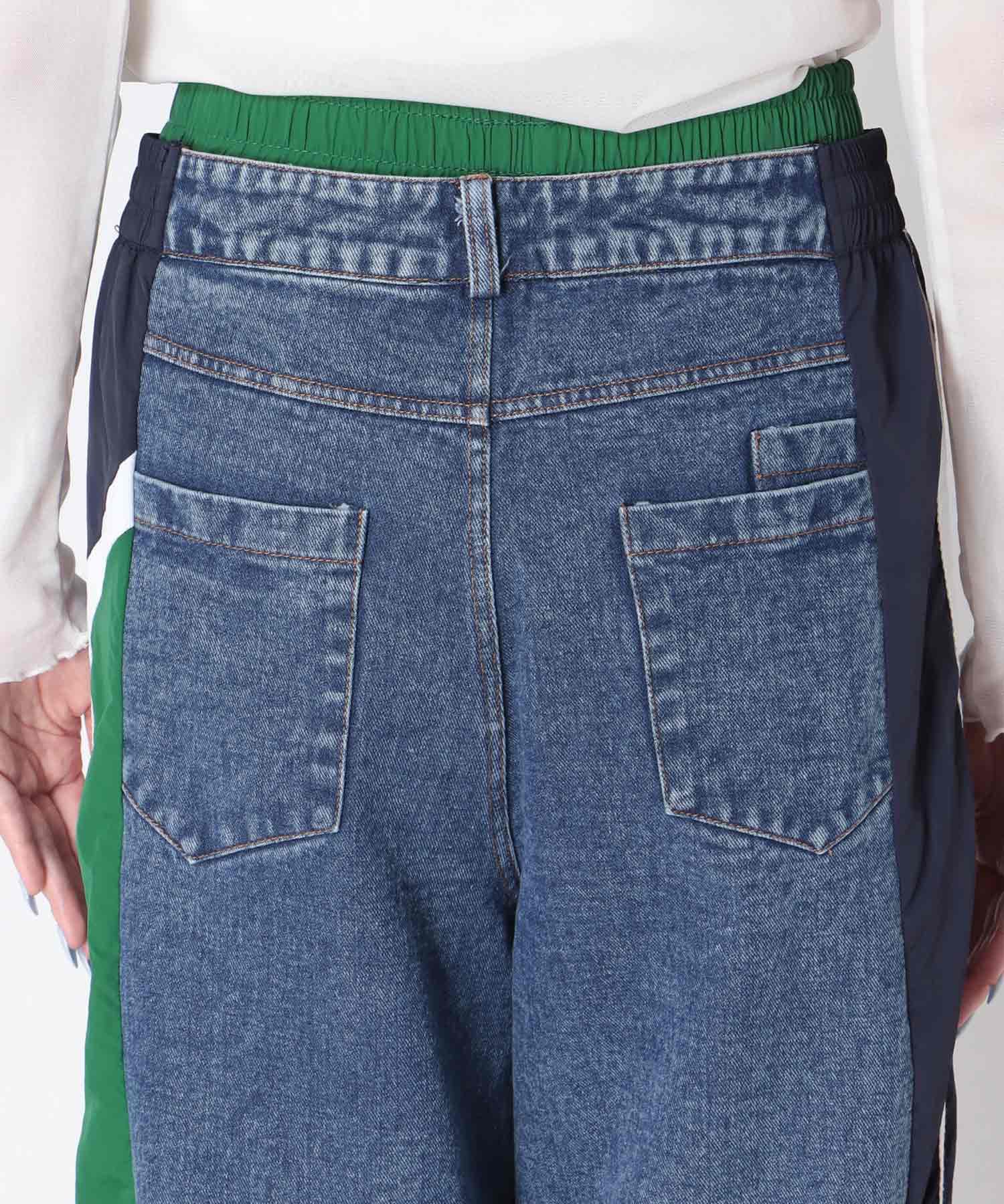 サイドスイッチデニムパンツ | AND ON JIONE STORE（アンドオン