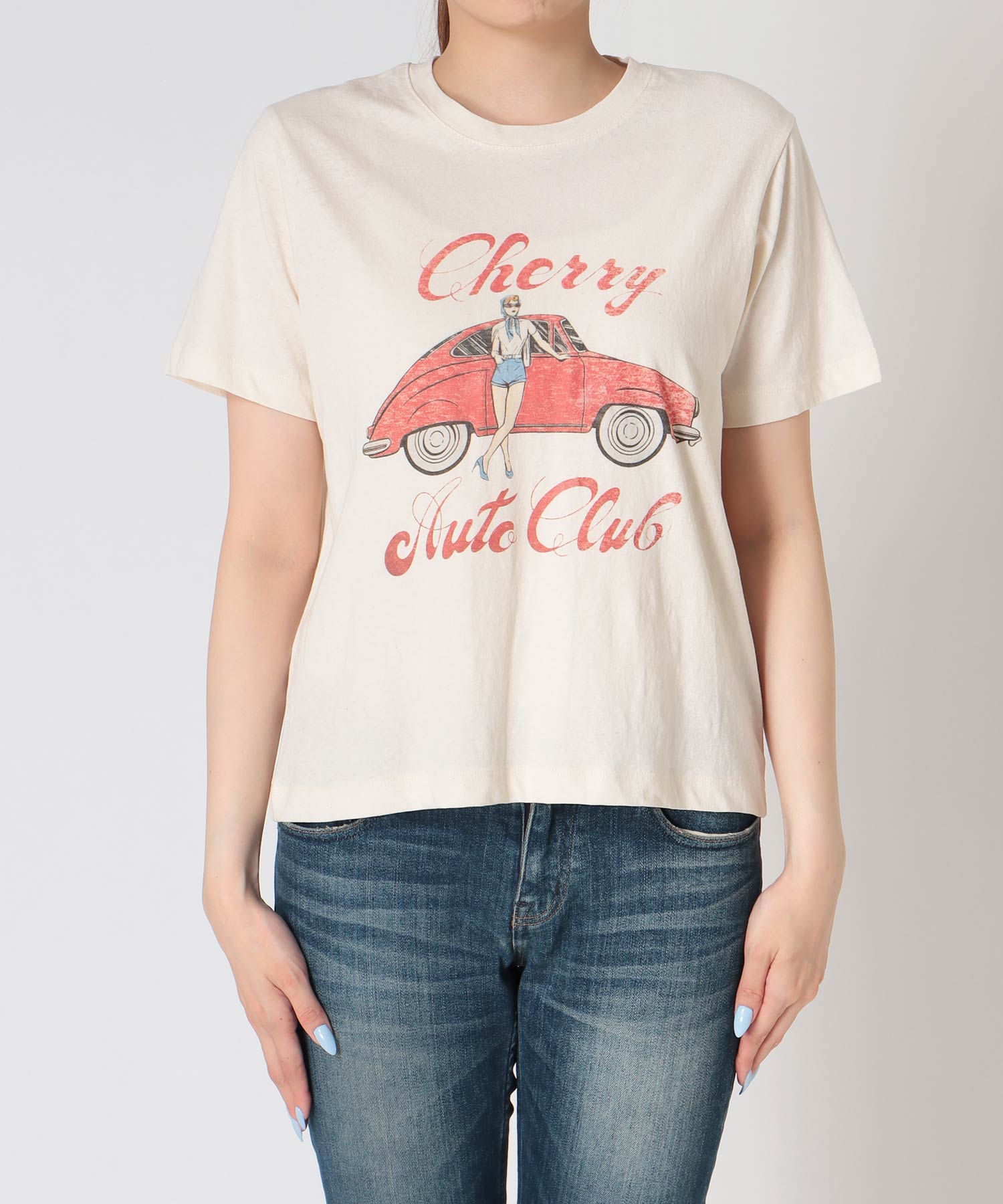 レトロプリントTシャツ