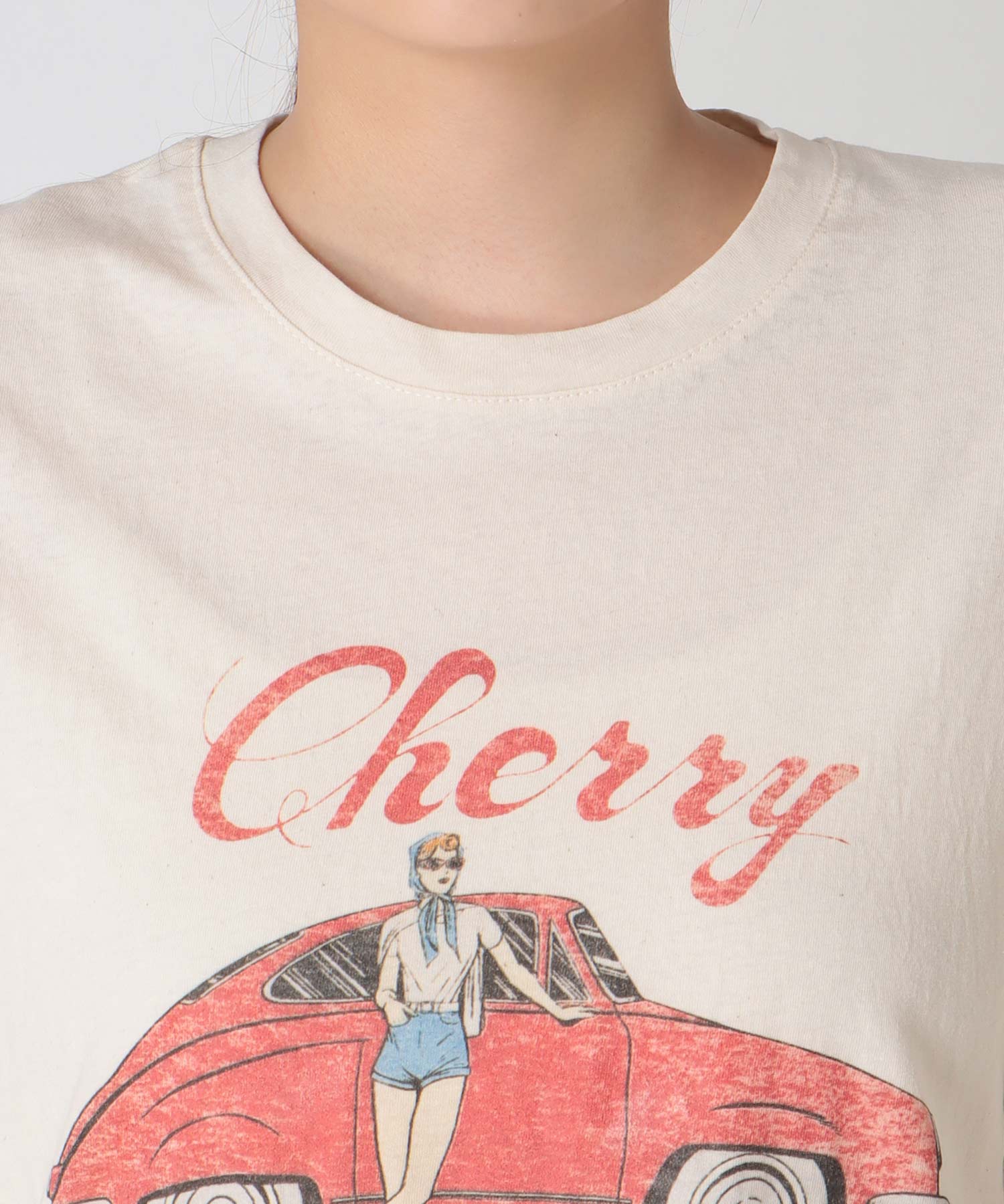 レトロプリントTシャツ