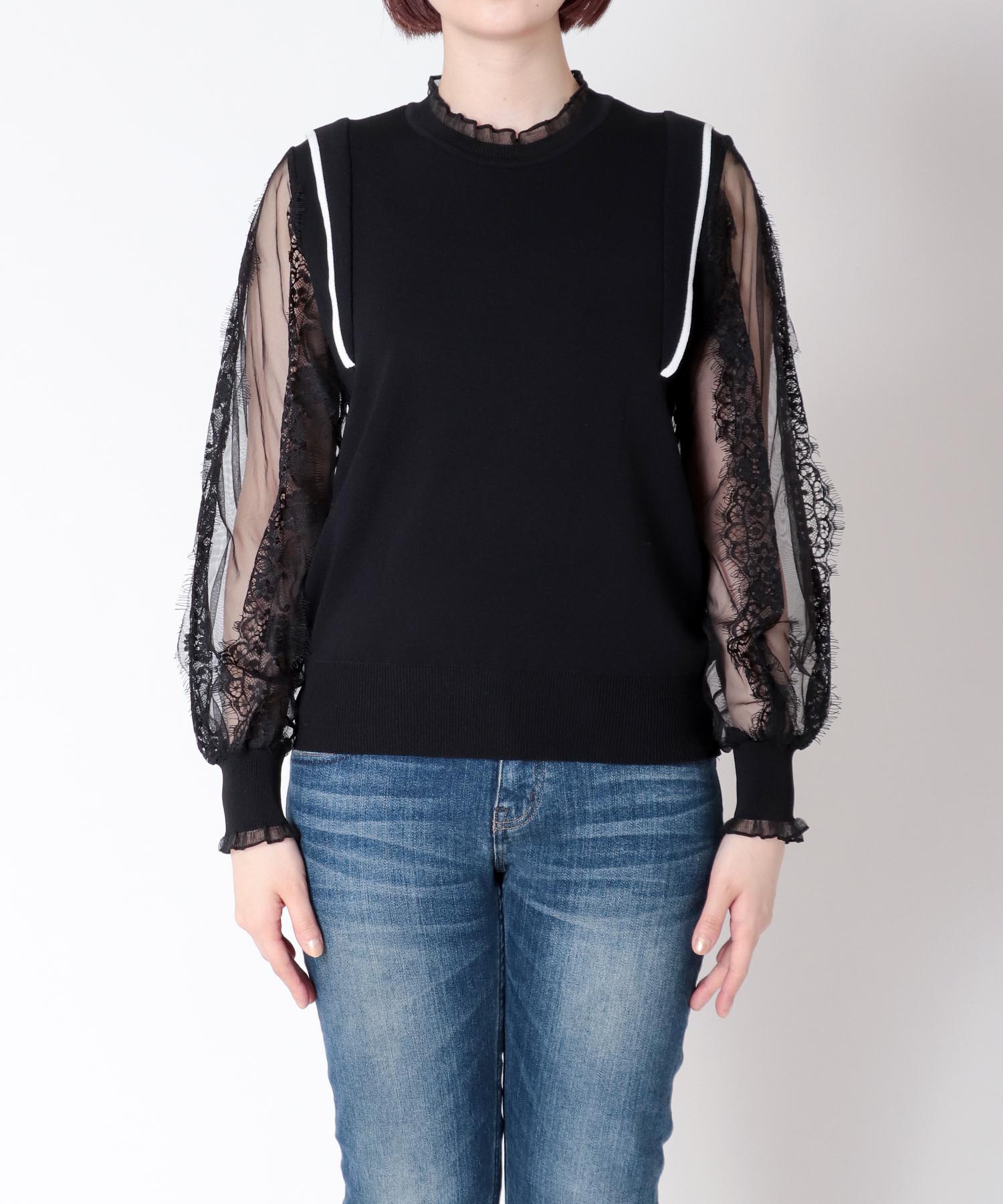 chloe レースニットタンクトップ - sartook.ir