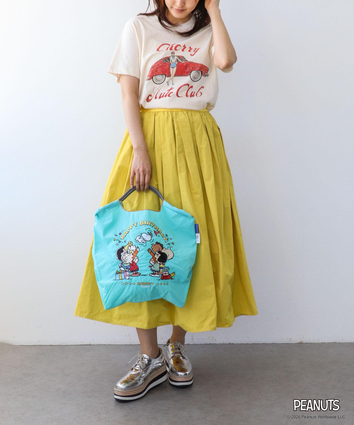 ＜WEBにて販売＞【Ball&Chain×PEANUTS】ハッピーバースデー SNOOPY M