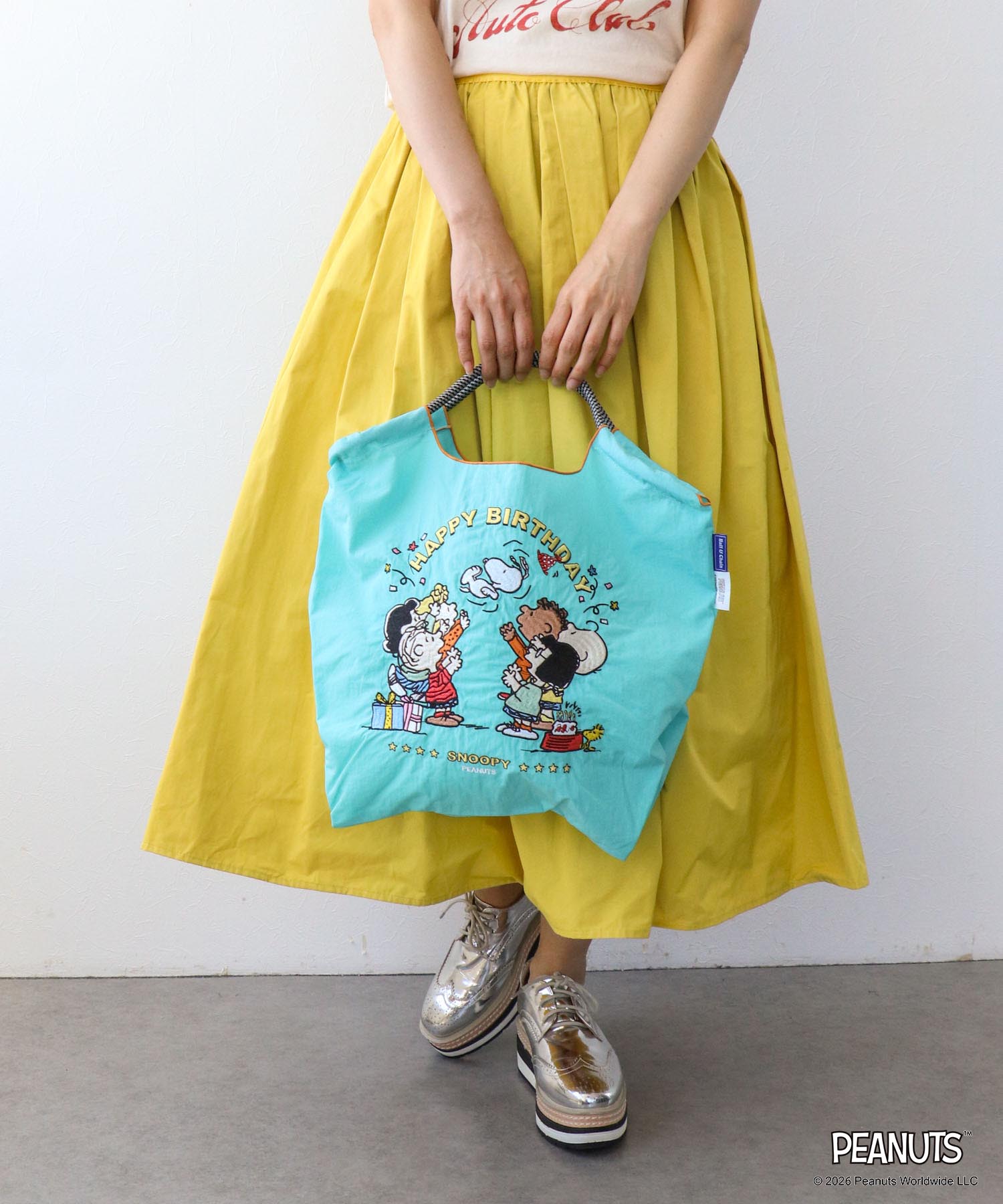 ＜WEBにて販売＞【Ball&Chain×PEANUTS】ハッピーバースデー SNOOPY M