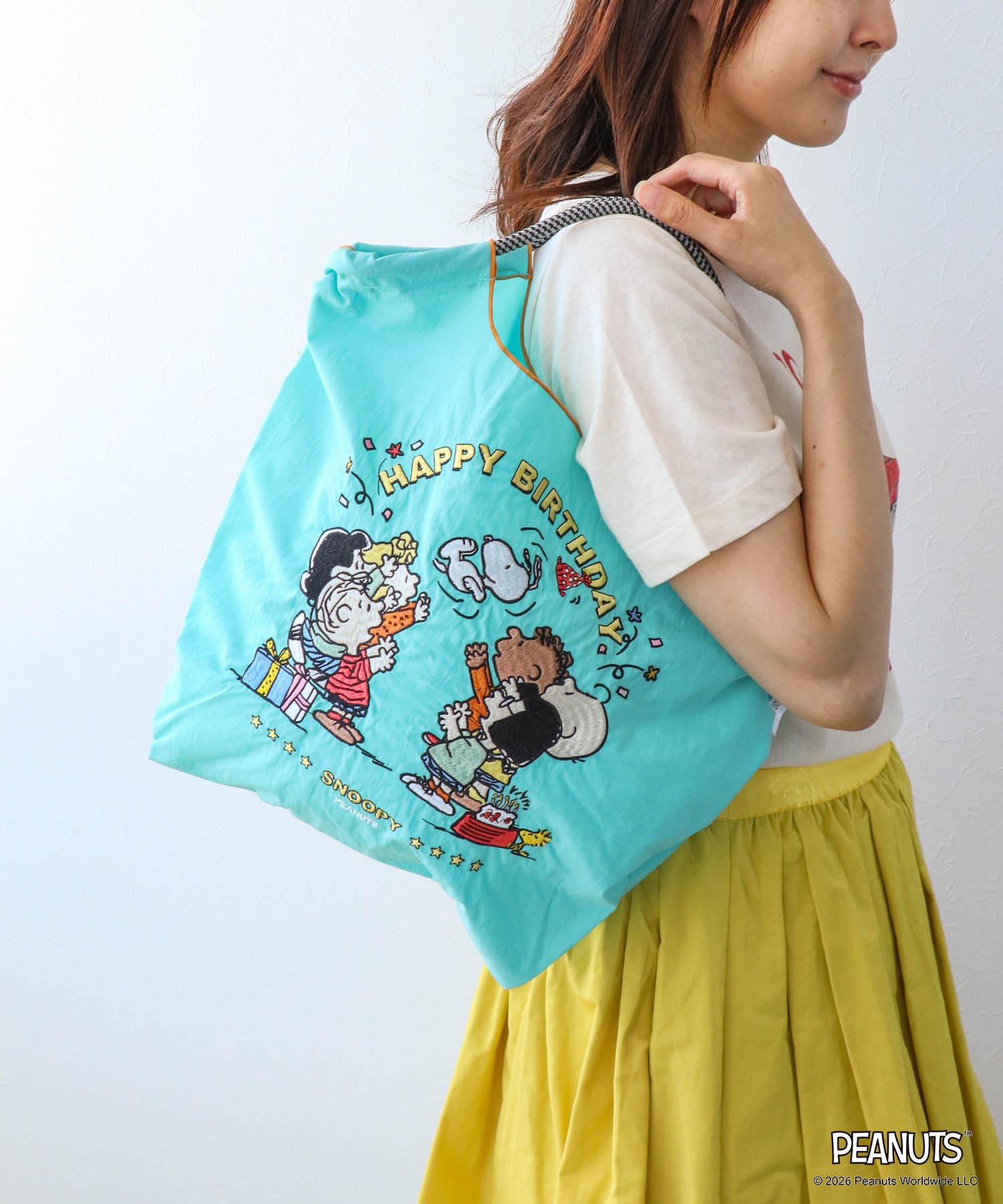 ＜WEBにて販売＞【Ball&Chain×PEANUTS】ハッピーバースデー SNOOPY M