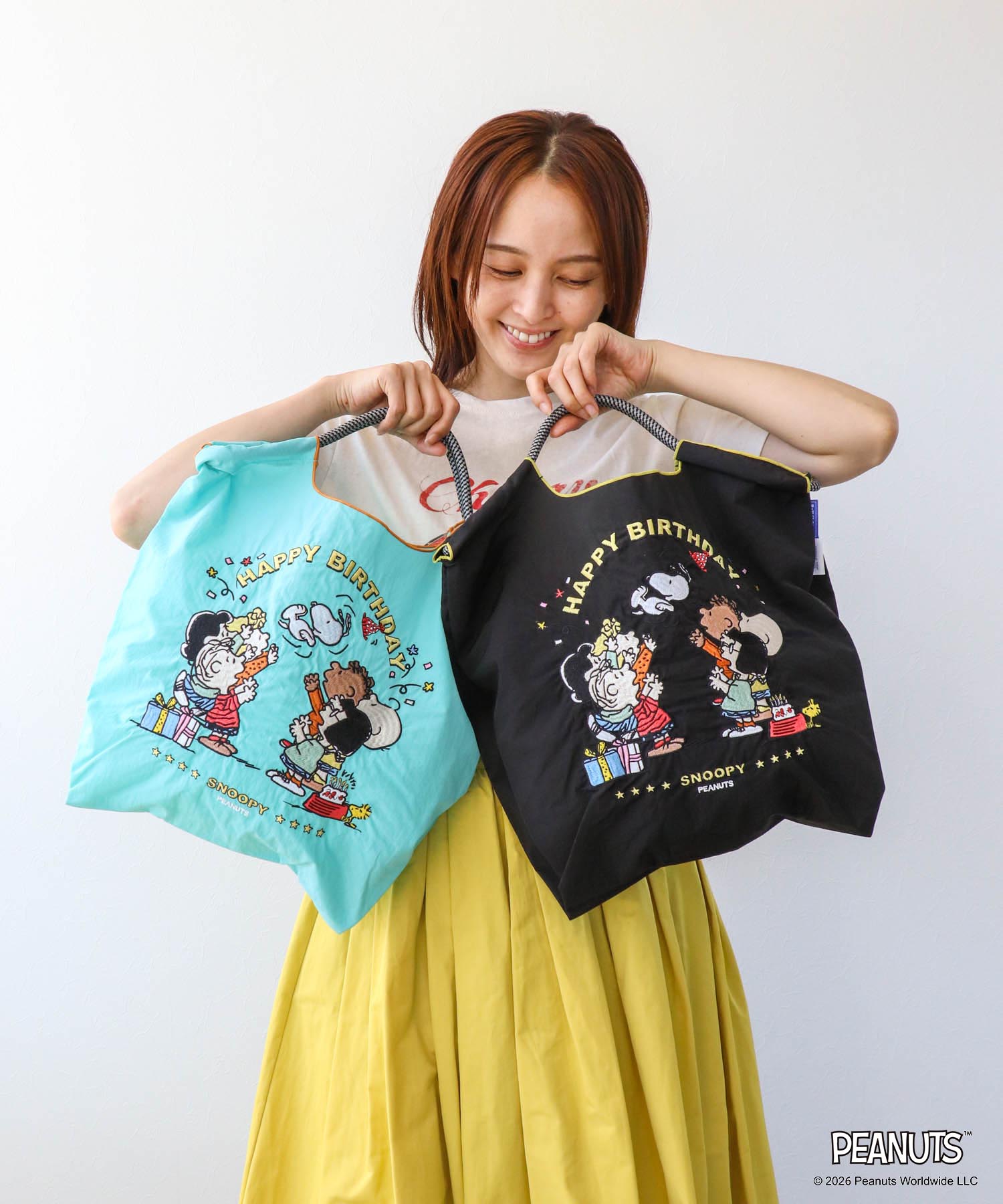 ＜WEBにて販売＞【Ball&Chain×PEANUTS】ハッピーバースデー SNOOPY M