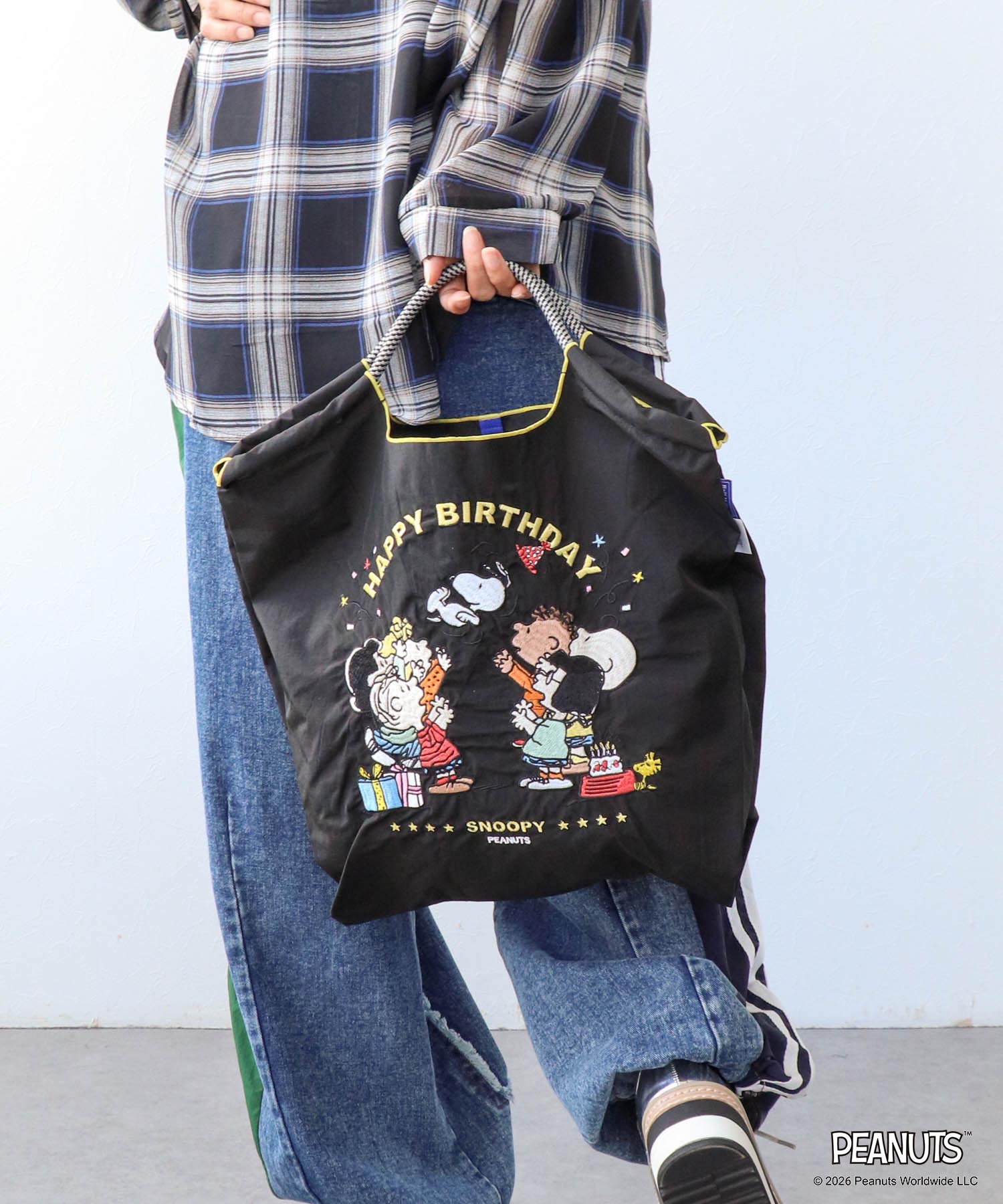 ＜WEBにて販売＞【Ball&Chain×PEANUTS】ハッピーバースデー SNOOPY M