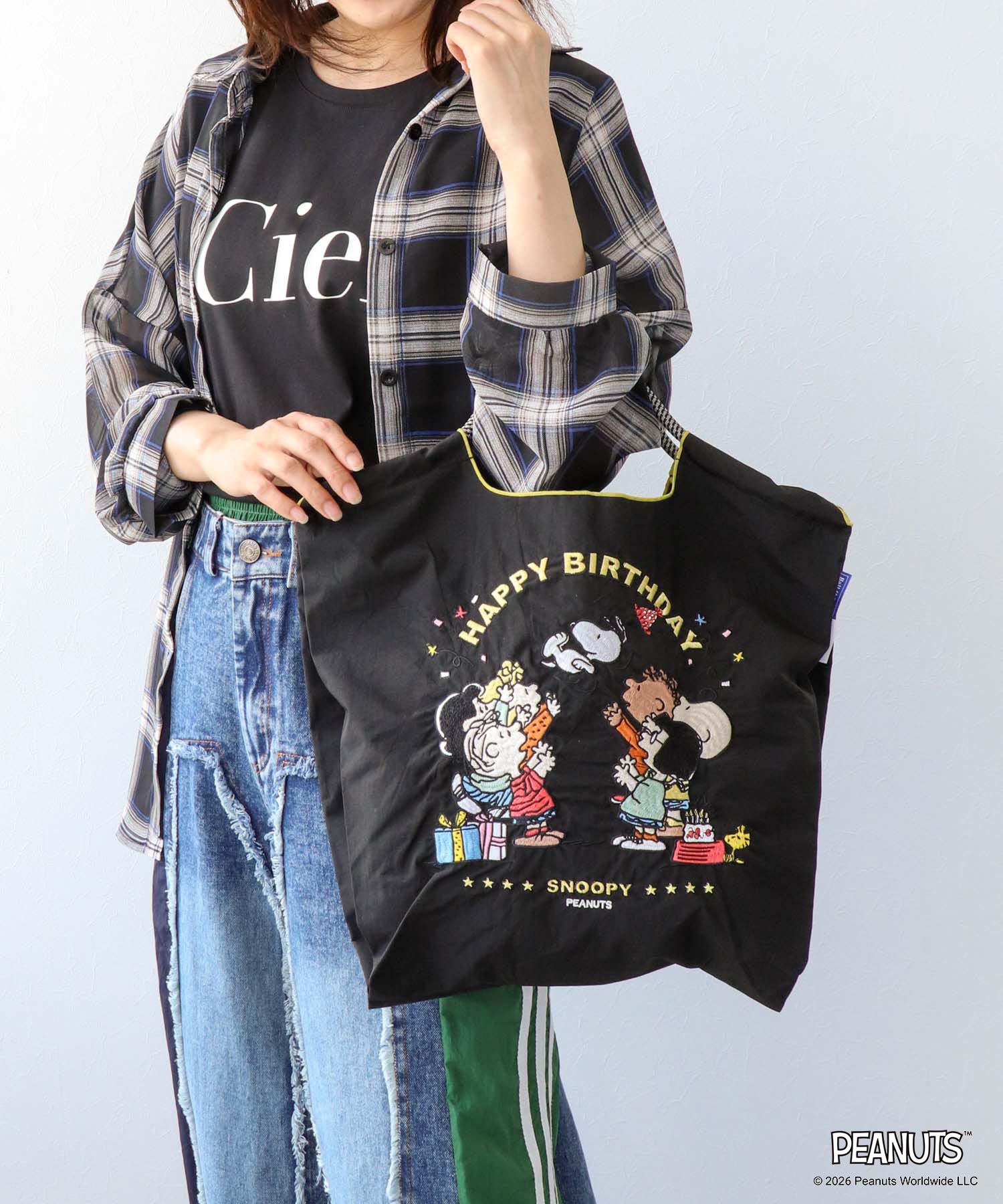 ＜WEBにて販売＞【Ball&Chain×PEANUTS】ハッピーバースデー SNOOPY M