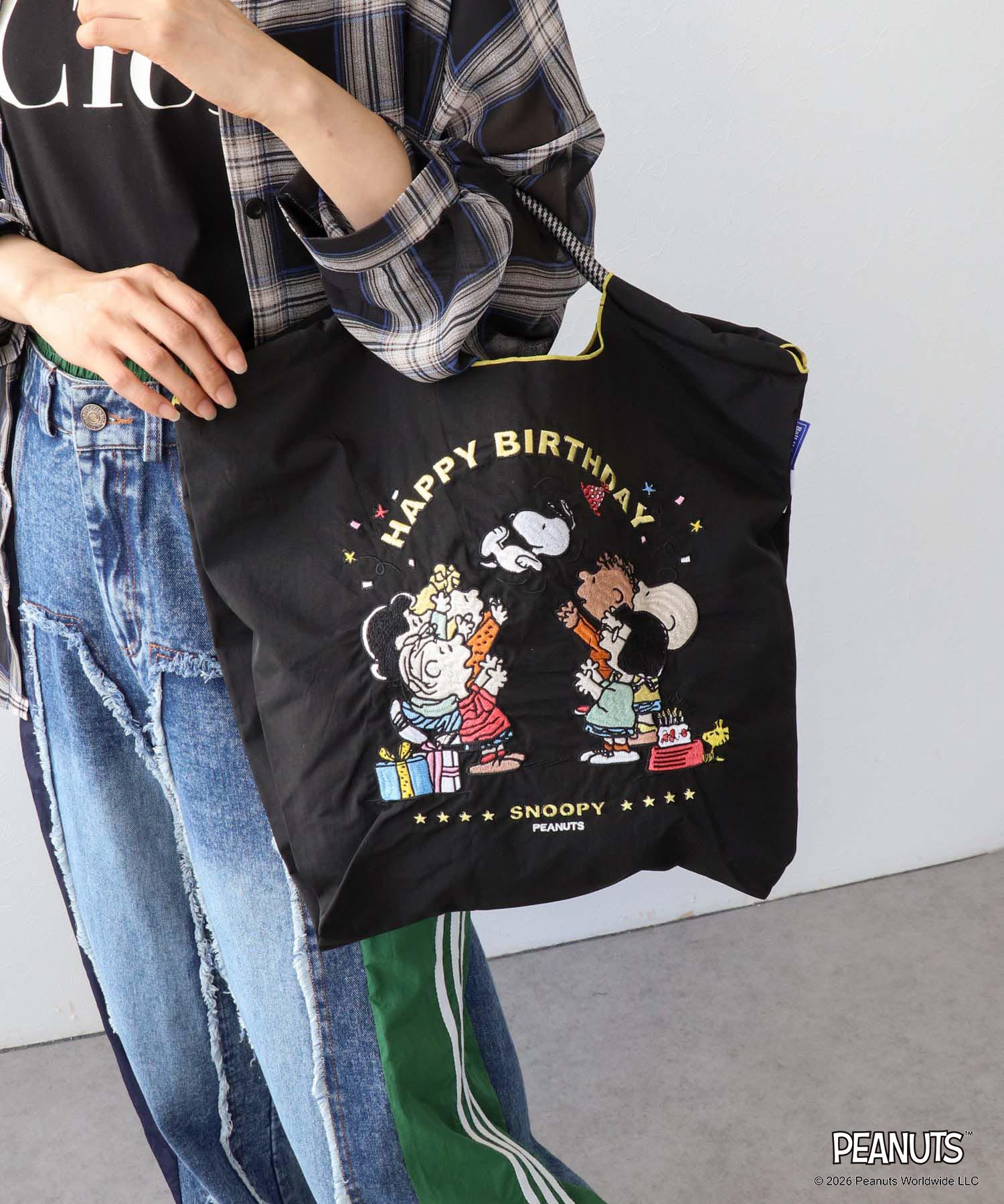 ＜WEBにて販売＞【Ball&Chain×PEANUTS】ハッピーバースデー SNOOPY M
