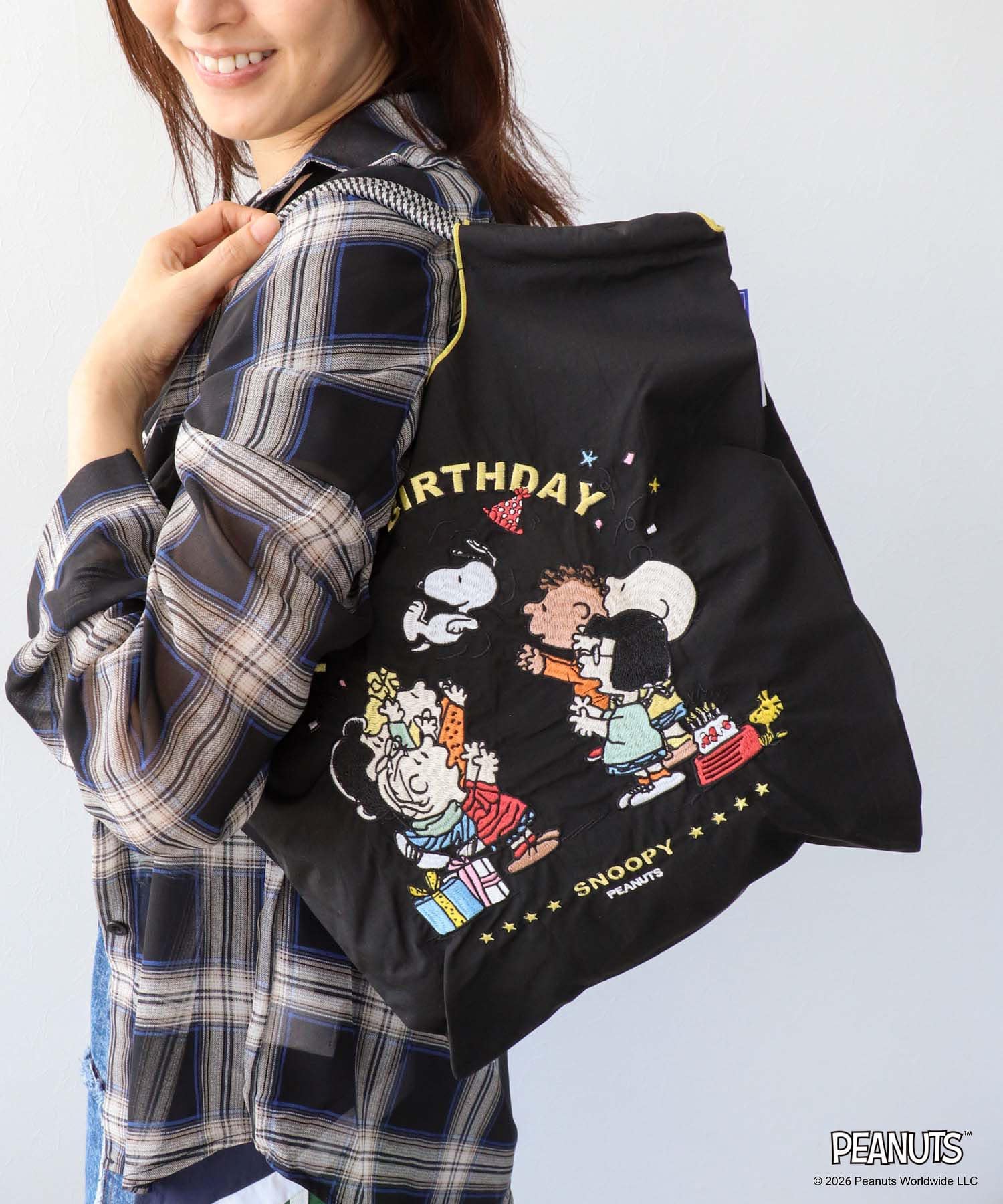 ＜WEBにて販売＞【Ball&Chain×PEANUTS】ハッピーバースデー SNOOPY M
