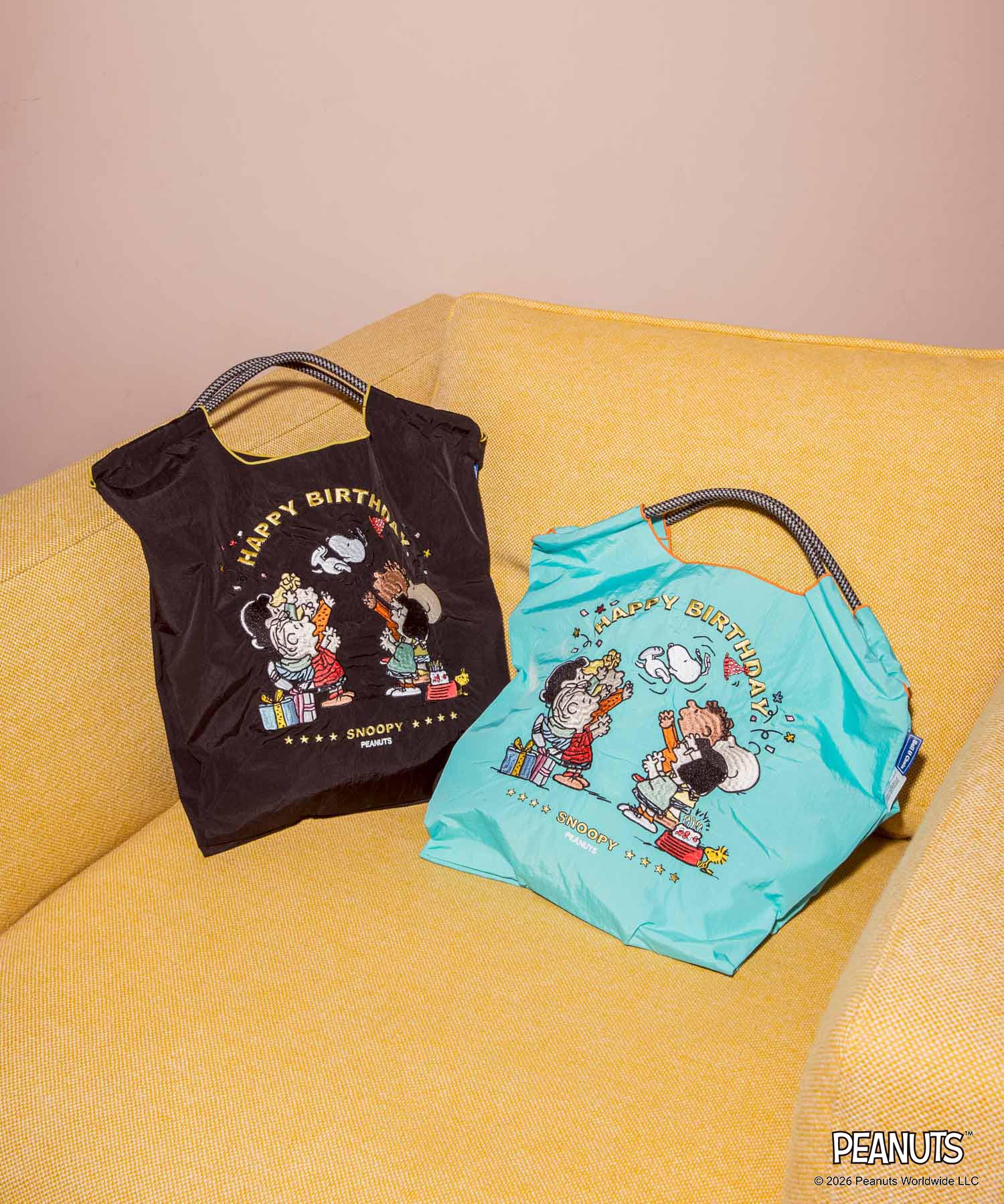 ＜WEBにて販売＞【Ball&Chain×PEANUTS】ハッピーバースデー SNOOPY M
