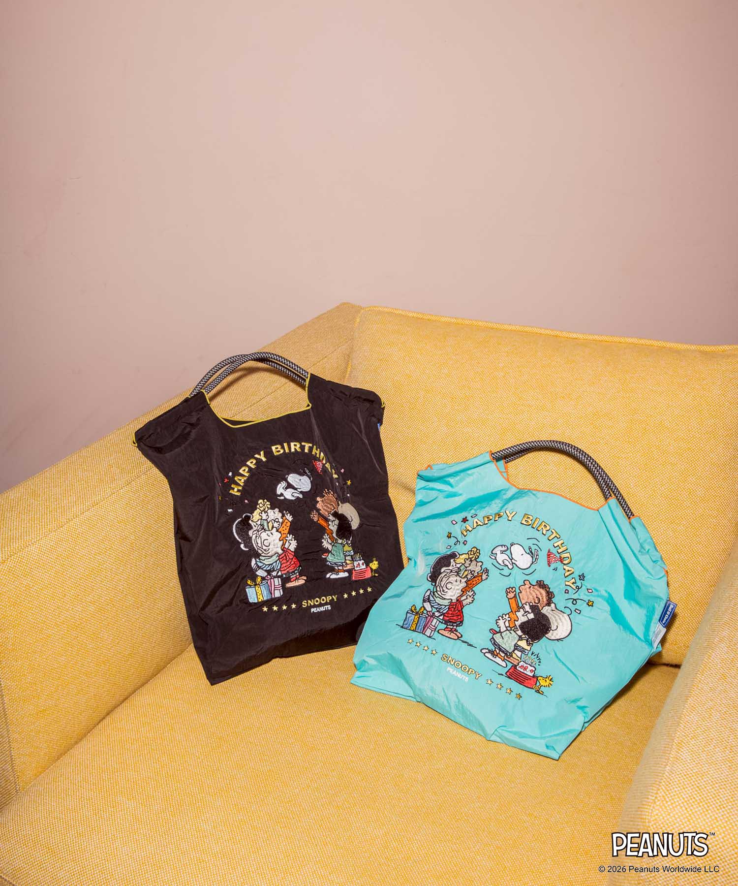 ＜WEBにて販売＞【Ball&Chain×PEANUTS】ハッピーバースデー SNOOPY M