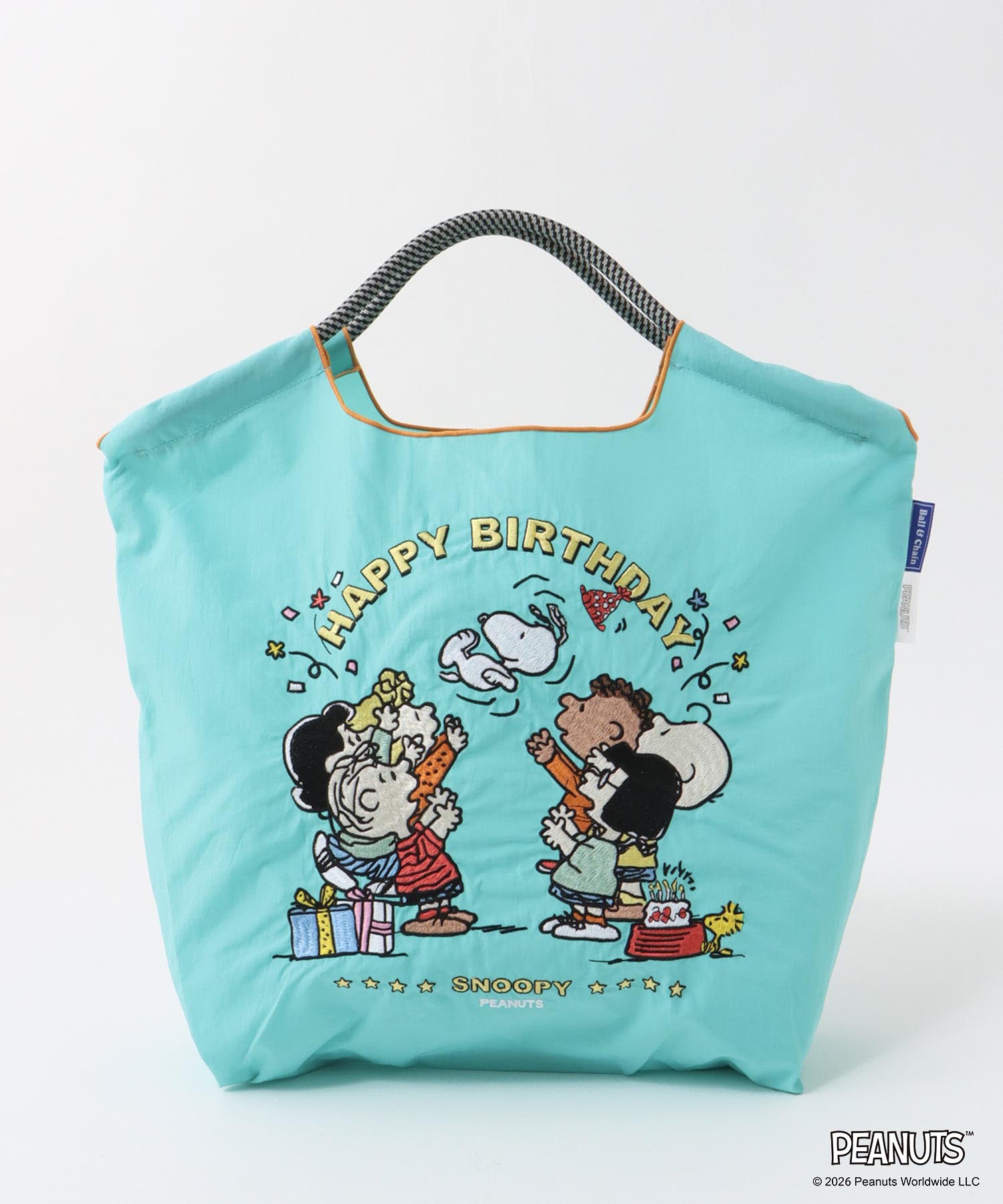 ＜WEBにて販売＞【Ball&Chain×PEANUTS】ハッピーバースデー SNOOPY M