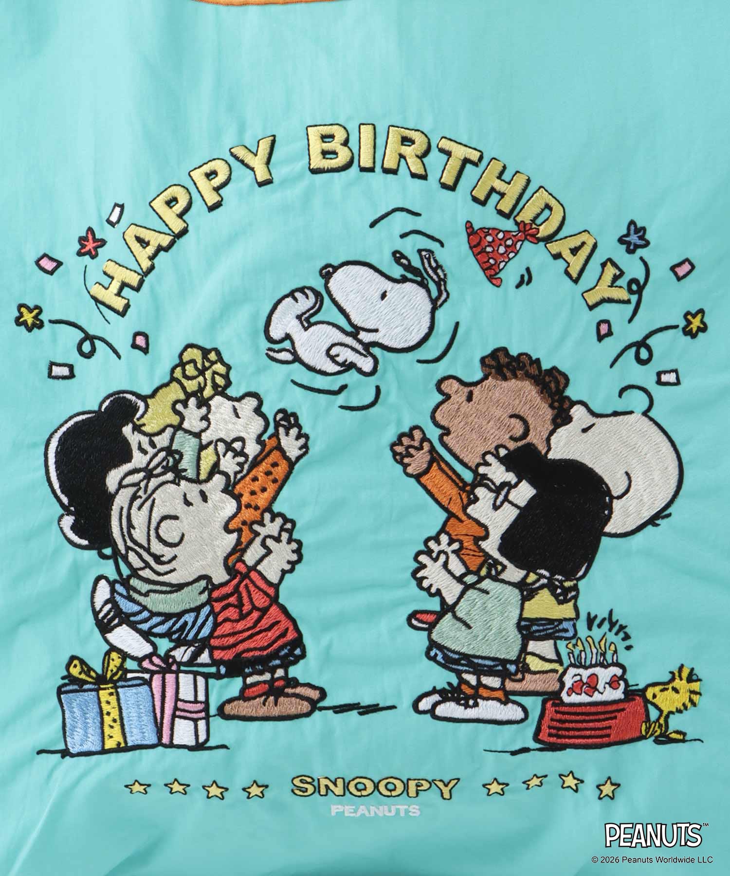 ＜WEBにて販売＞【Ball&Chain×PEANUTS】ハッピーバースデー SNOOPY M