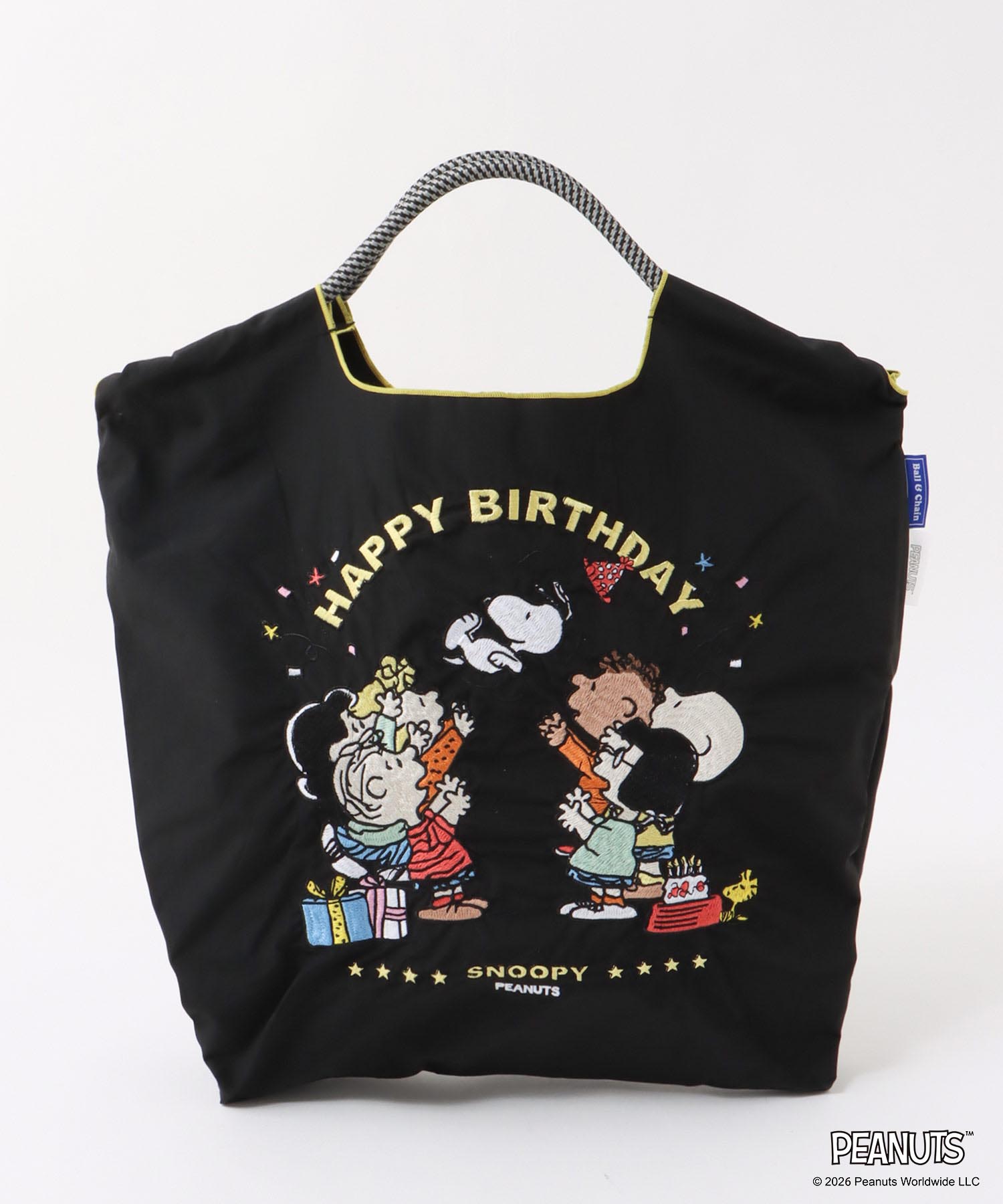 ＜WEBにて販売＞【Ball&Chain×PEANUTS】ハッピーバースデー SNOOPY M