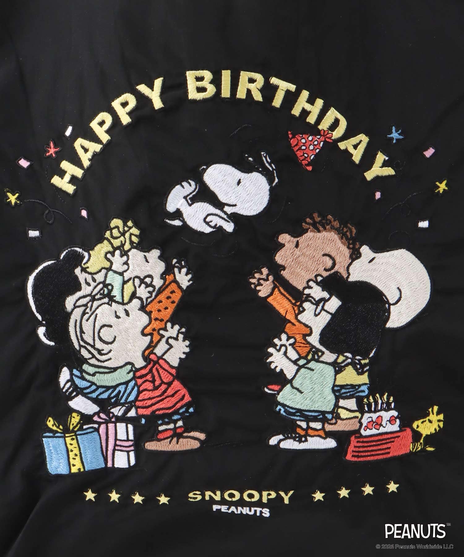 ＜WEBにて販売＞【Ball&Chain×PEANUTS】ハッピーバースデー SNOOPY M