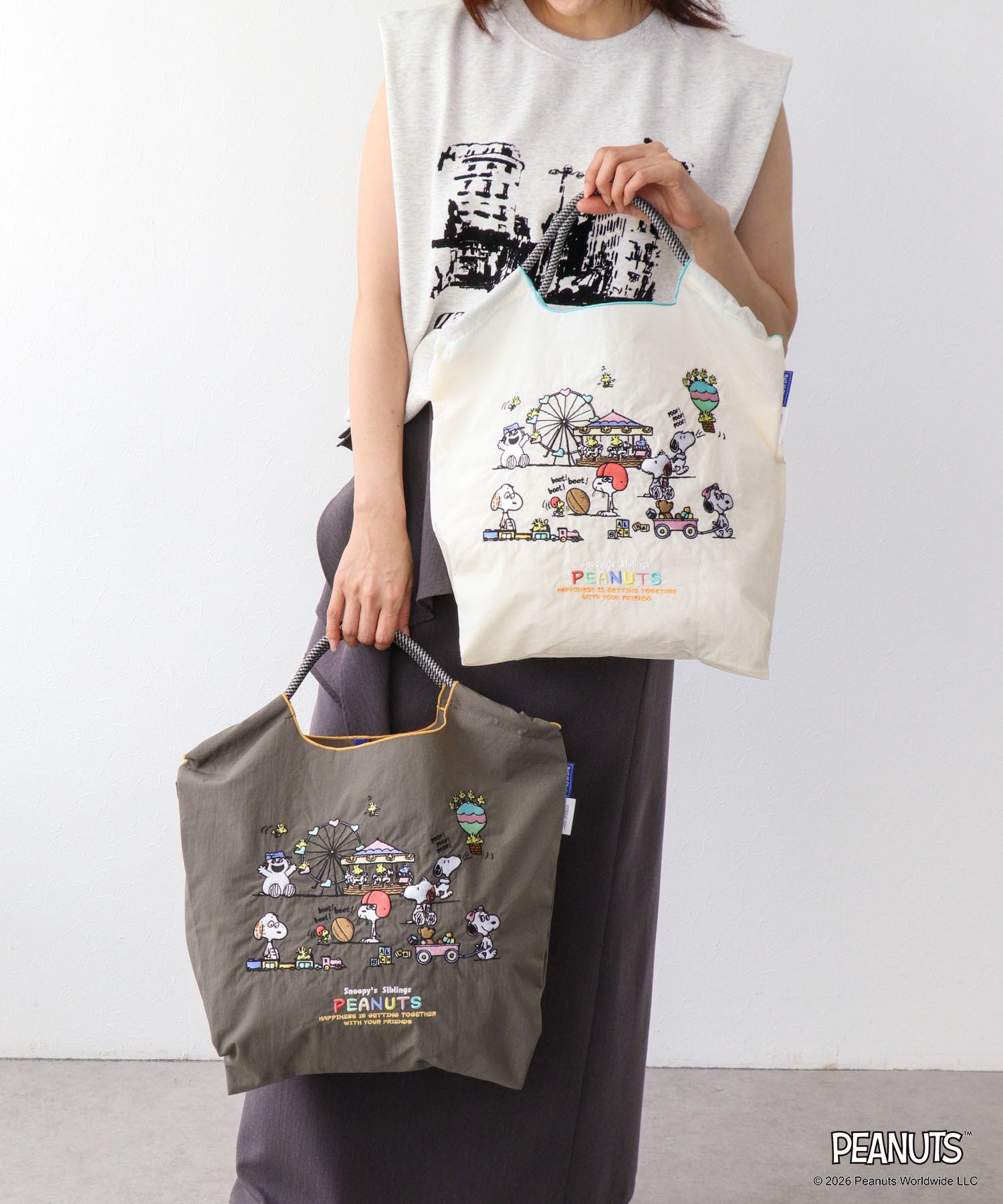 ＜一部店舗・WEBにて販売＞【Ball&Chain×PEANUTS】SNOOPYS SIBLINGS M