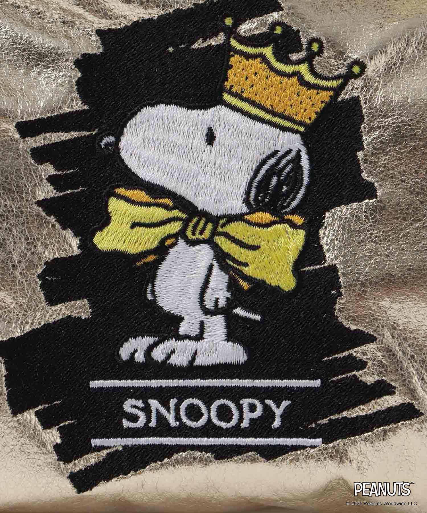 ＜一部店舗・WEBにて販売＞【Ball&Chain×PEANUTS】SNOOPY CROWN POACH