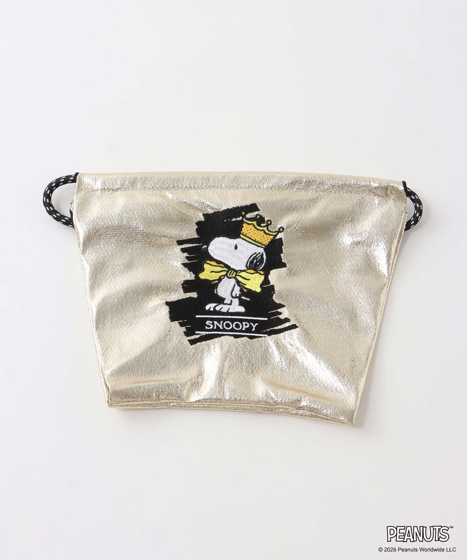 ＜一部店舗・WEBにて販売＞【Ball&Chain×PEANUTS】SNOOPY CROWN POACH