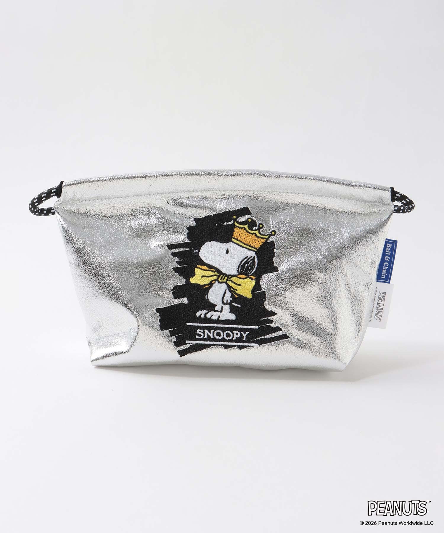 ＜一部店舗・WEBにて販売＞【Ball&Chain×PEANUTS】SNOOPY CROWN POACH