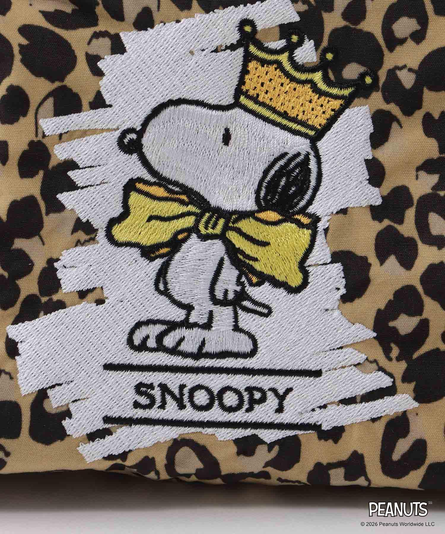 ＜一部店舗・WEBにて販売＞【Ball&Chain×PEANUTS】SNOOPY CROWN POACH