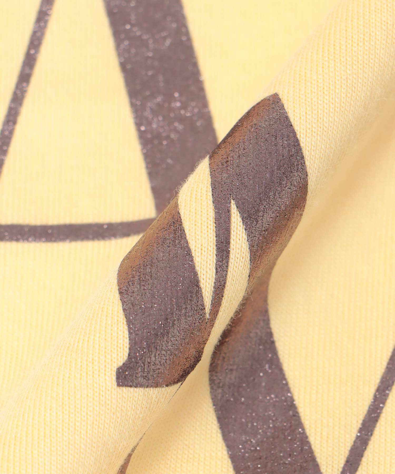 ワイドシルエット箔ロゴTシャツ
