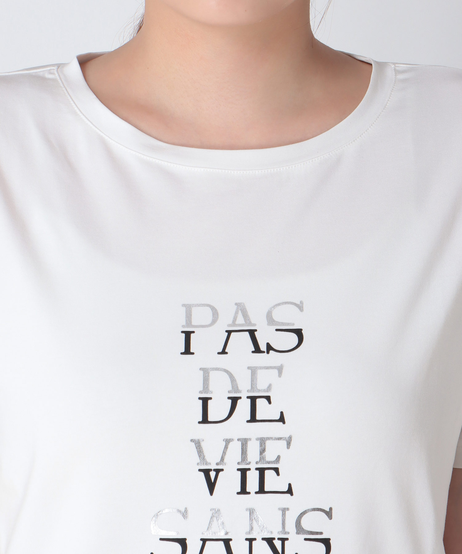 箔プリントMIXロゴTシャツ