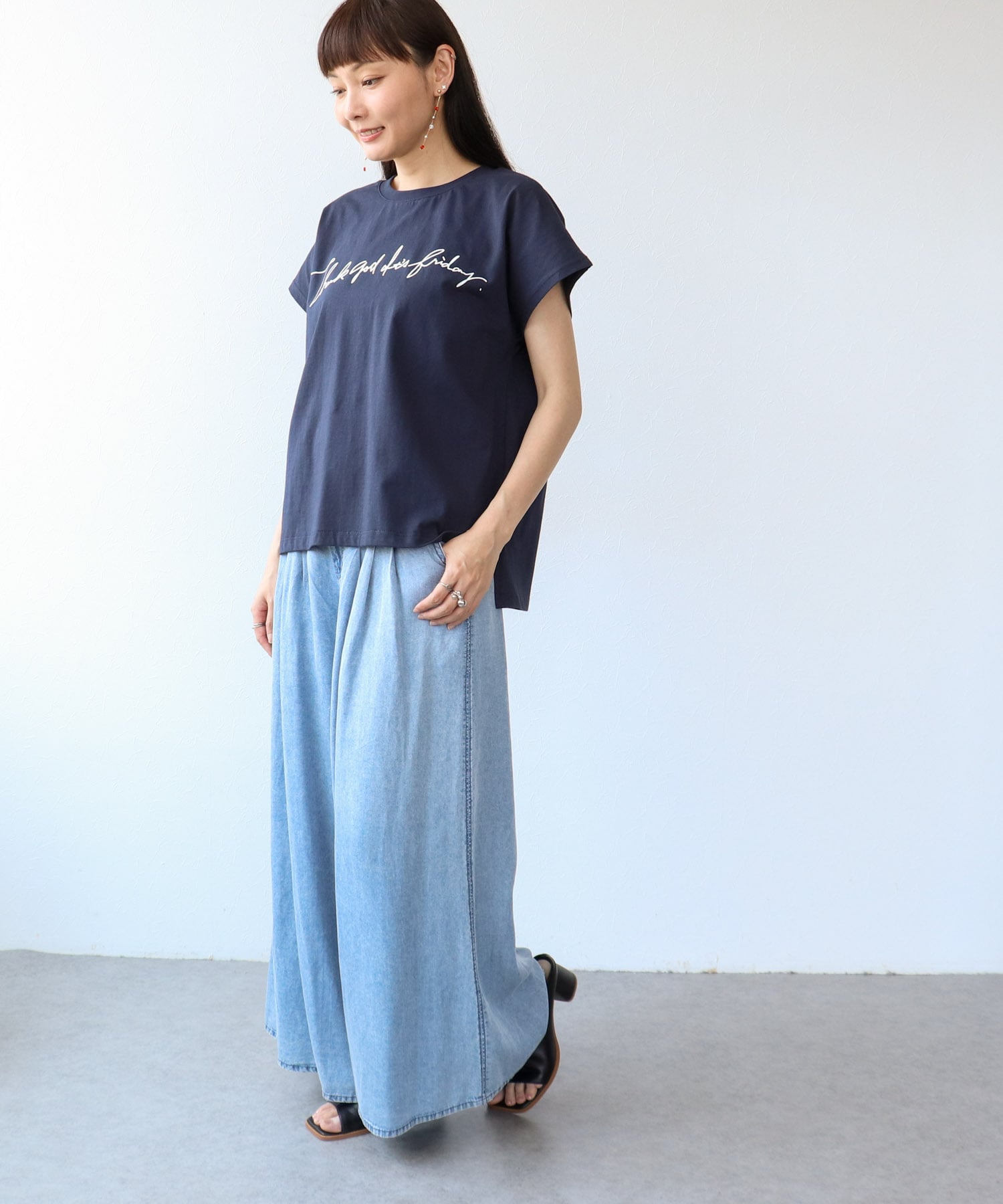ドルマンワイドロゴTシャツ