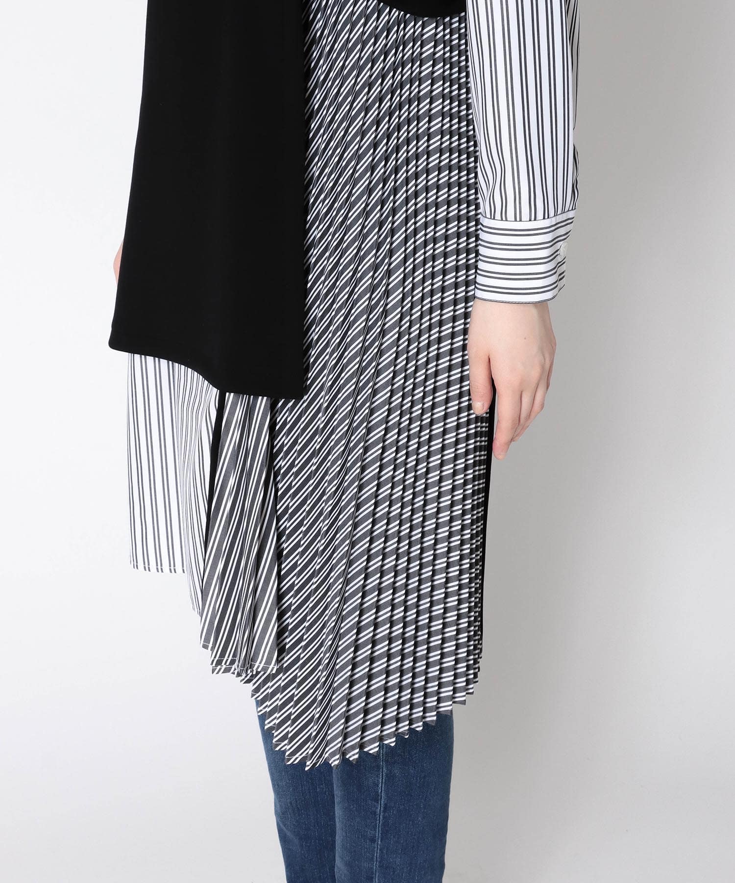 デザインベスト ストライプワンピースセット On Jione Store ジオン商事 公式オンラインストア