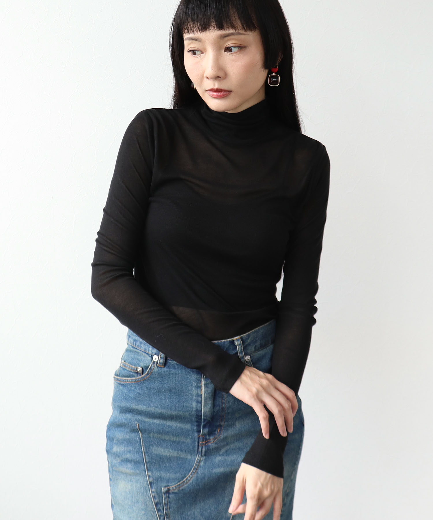 シアータートルプルオーバー
