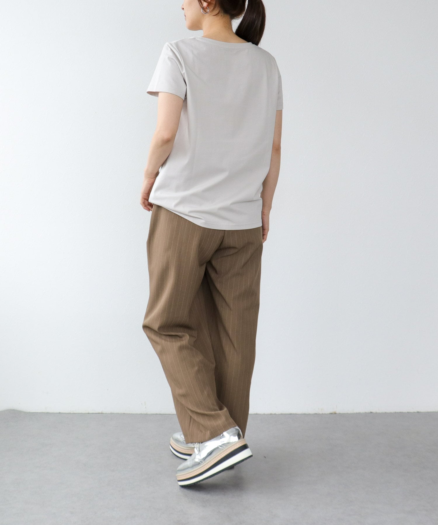 ドライコットンフロッキーロゴプリント半袖Tシャツ 別注