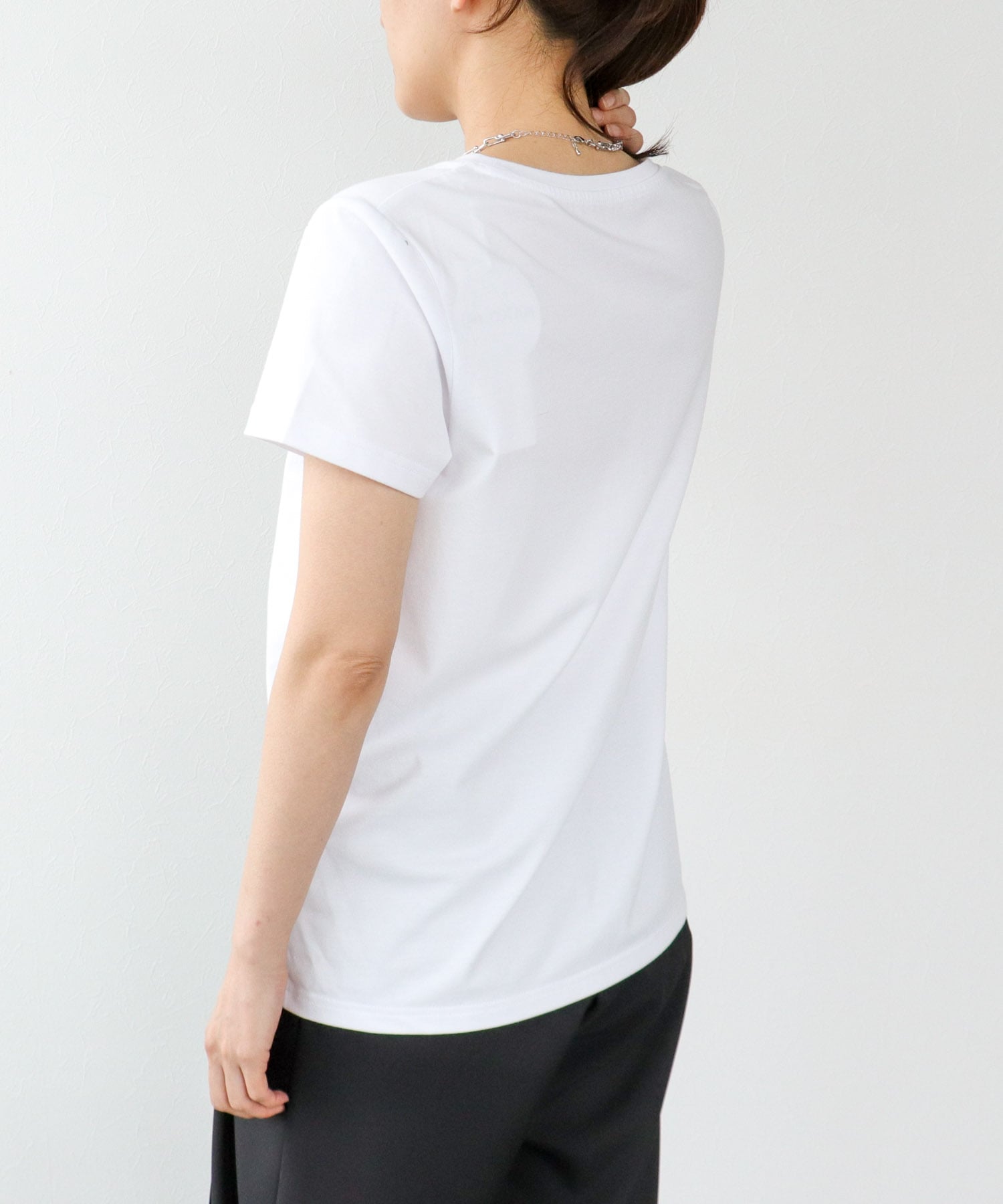 ドライコットンフロッキーロゴプリント半袖Tシャツ 別注