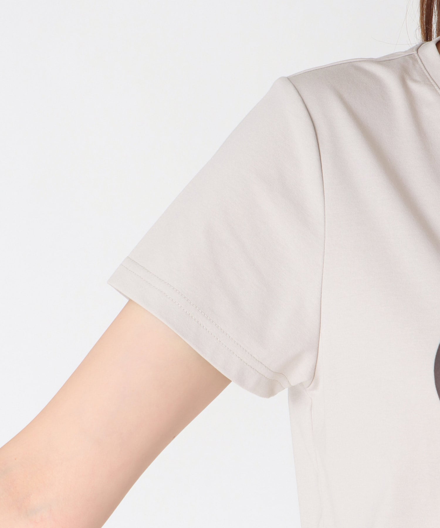 ドライコットンフロッキーロゴプリント半袖Tシャツ 別注