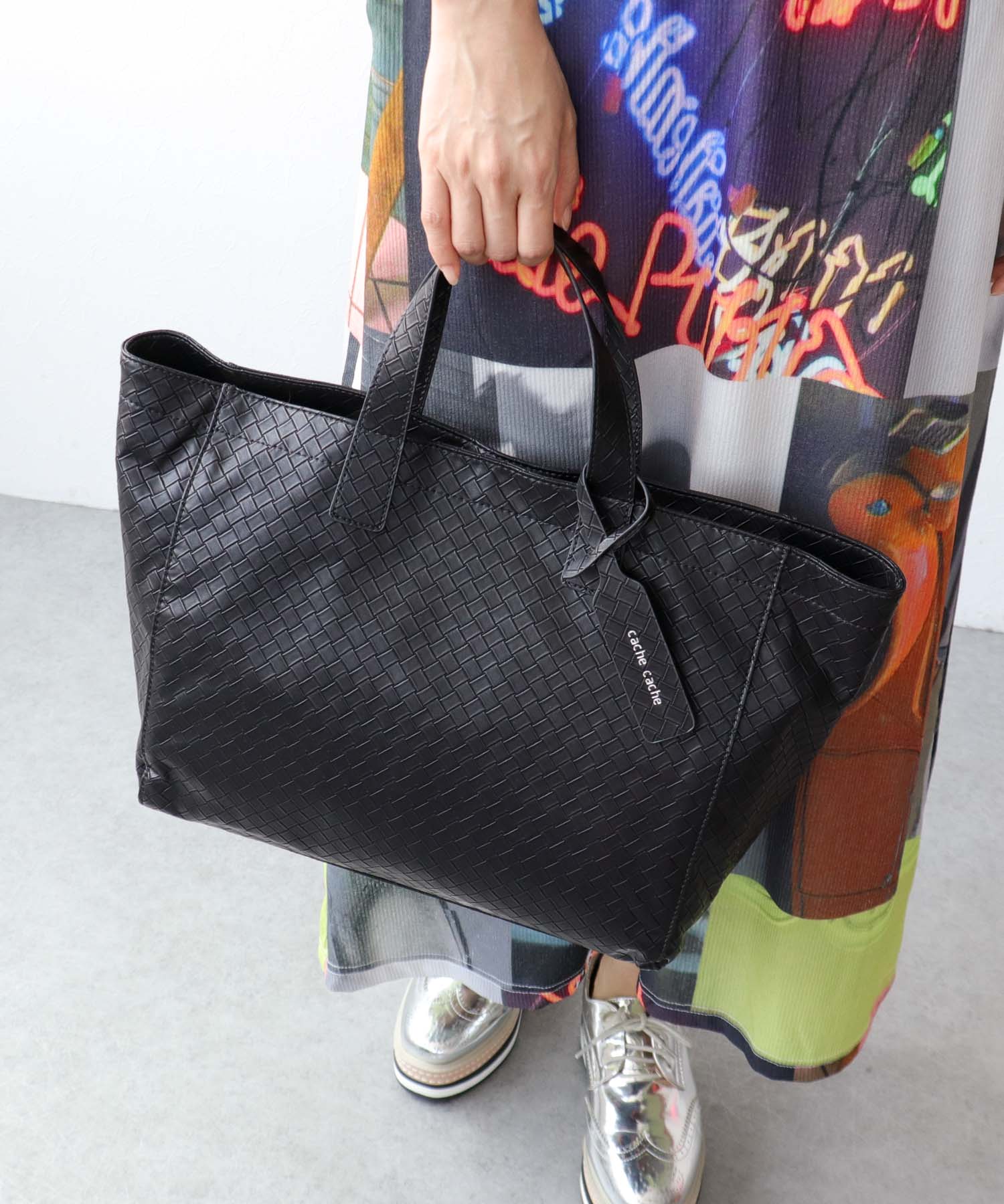 メッシュエンボスショッパー M