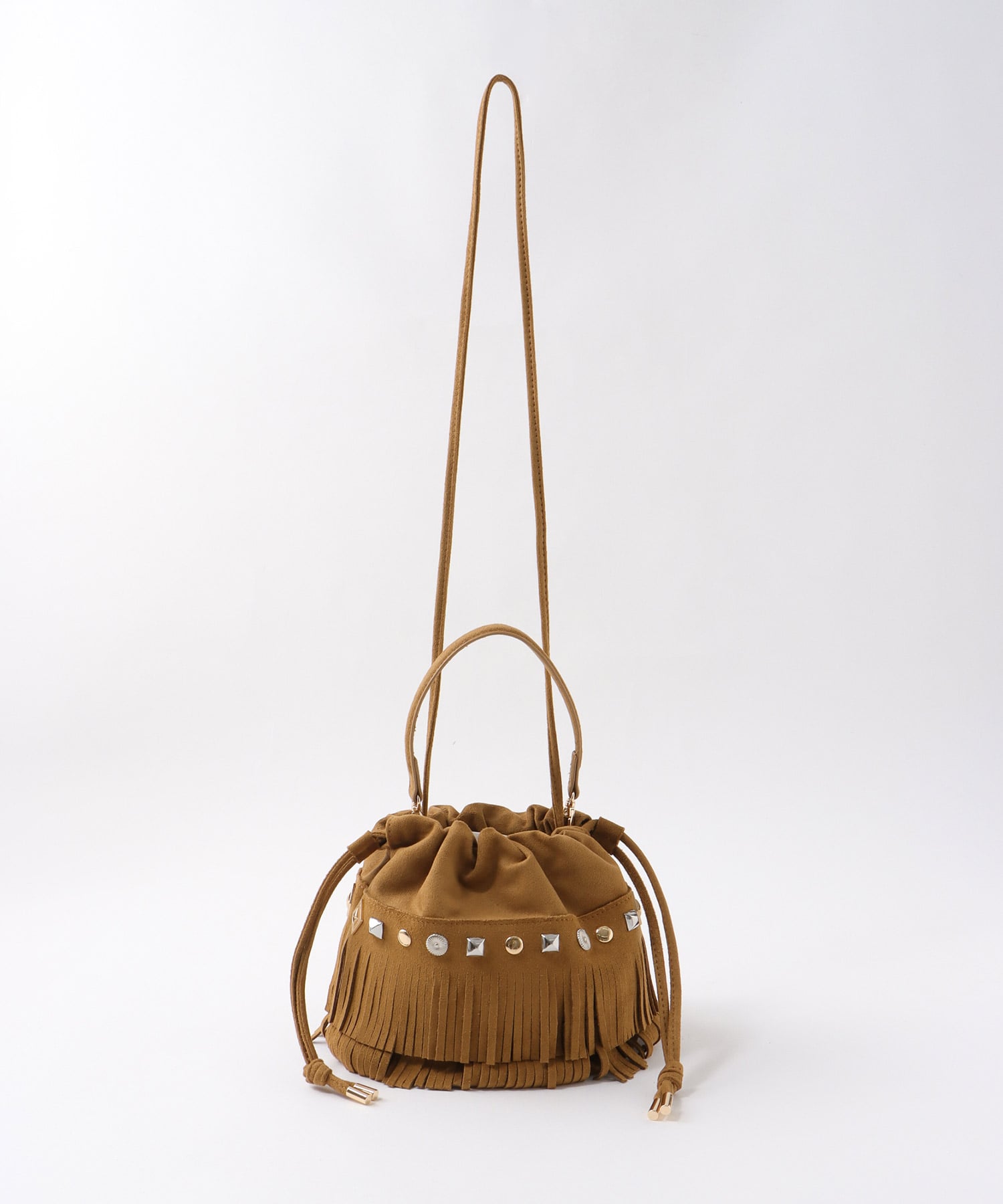 フリンジドローストリングBAG