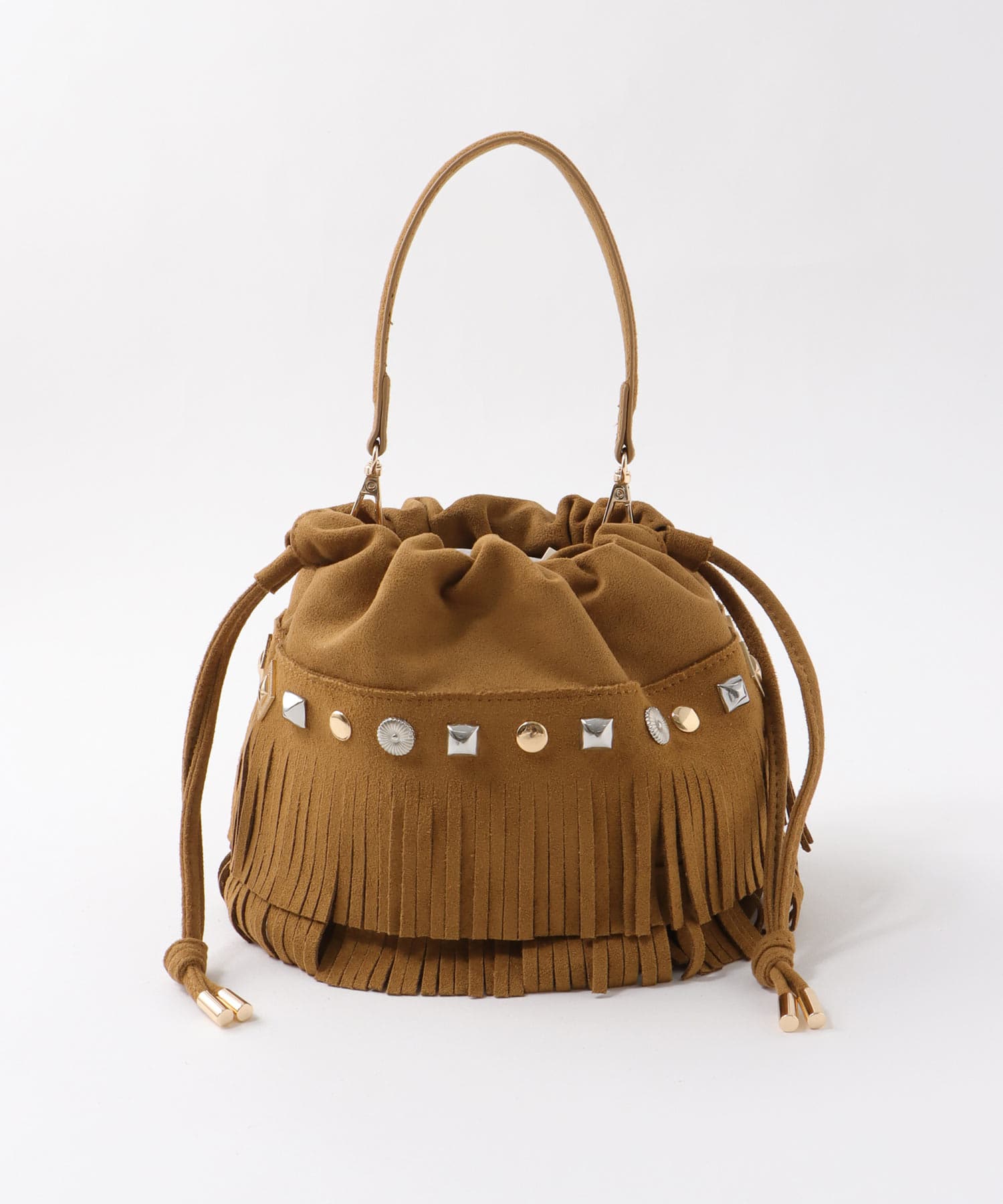 フリンジドローストリングBAG