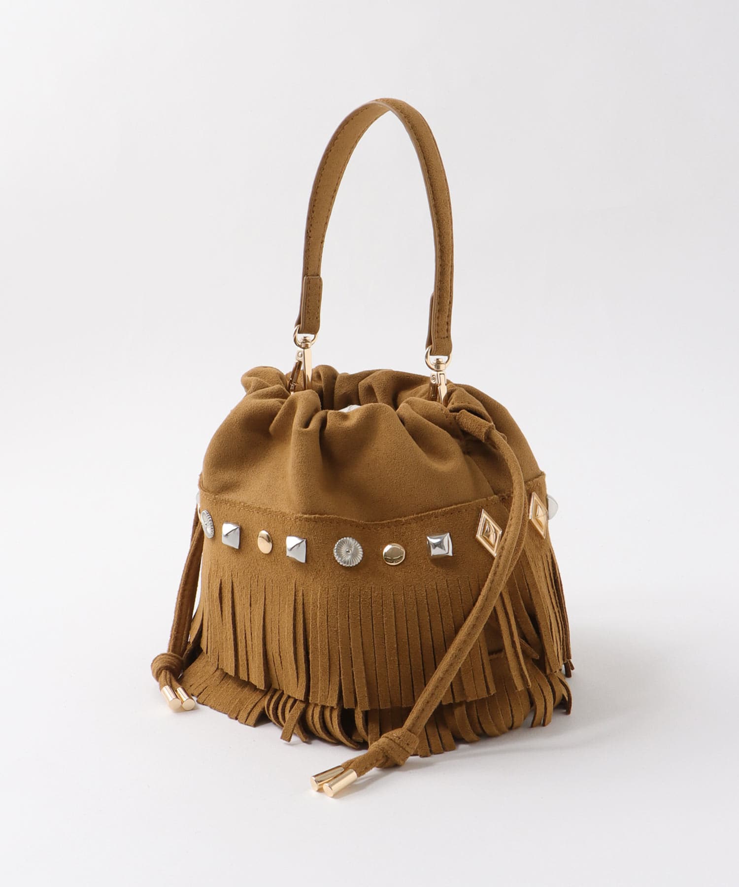フリンジドローストリングBAG