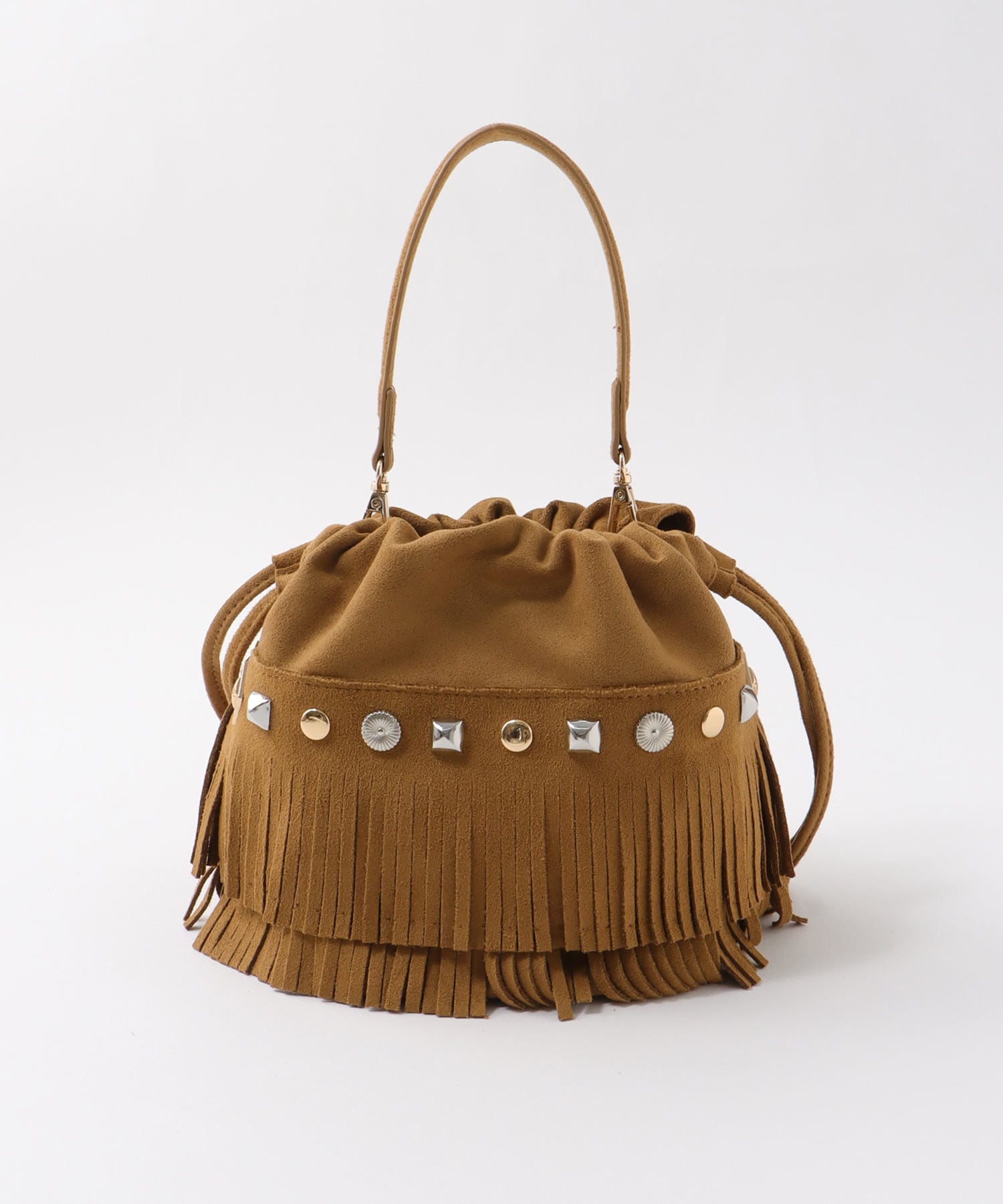 フリンジドローストリングBAG