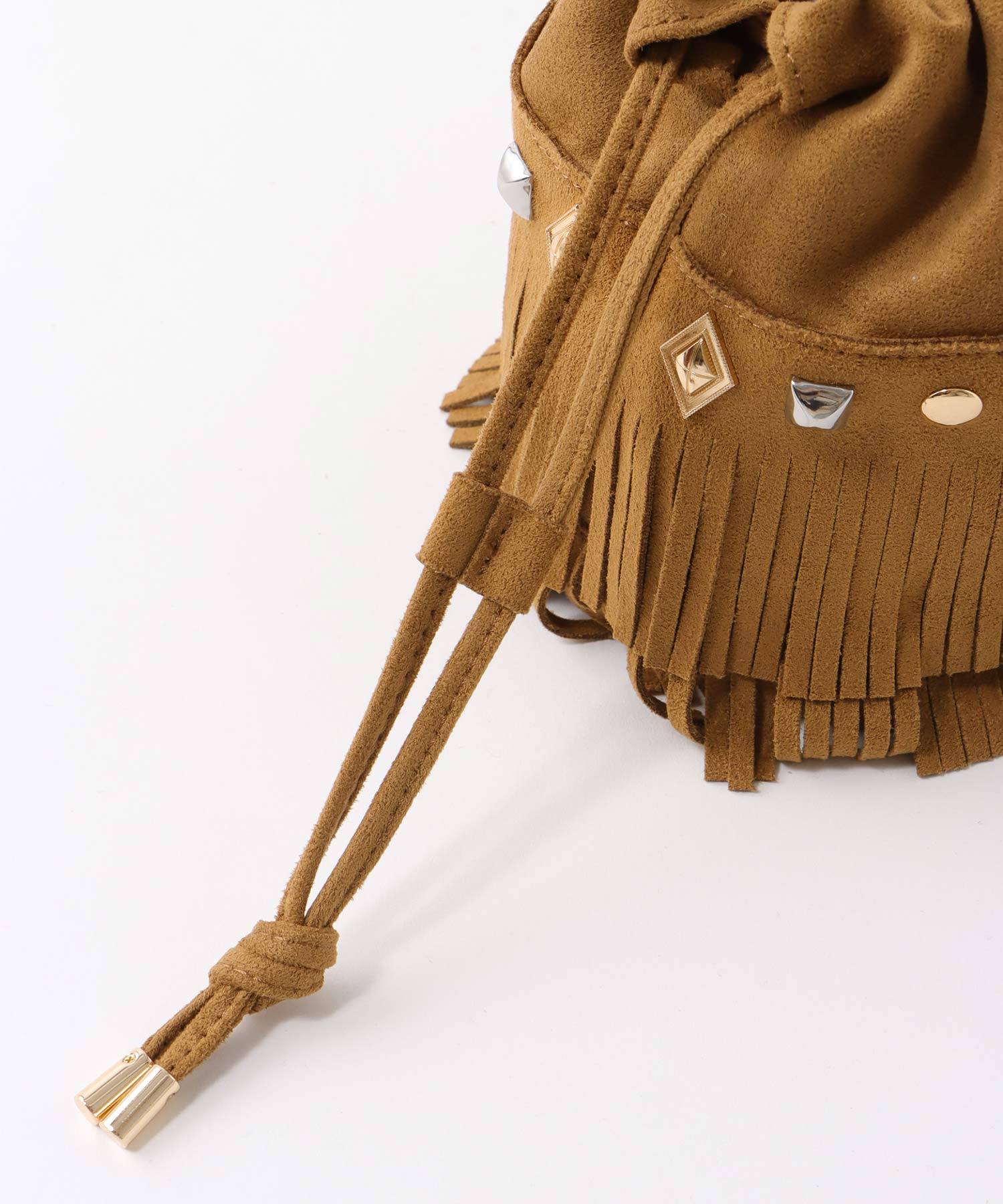 フリンジドローストリングBAG