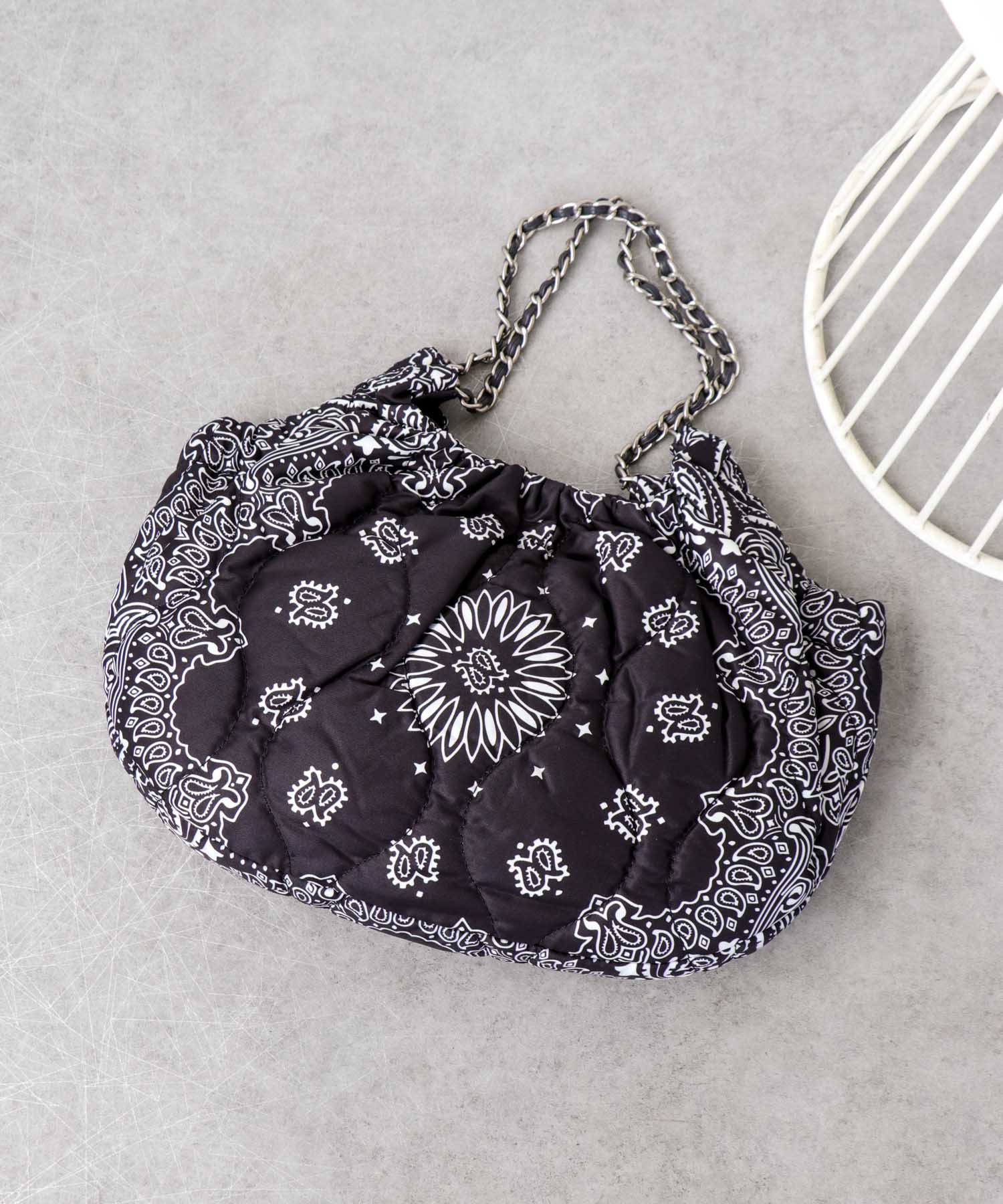 バンダナプリントギャザーBAG