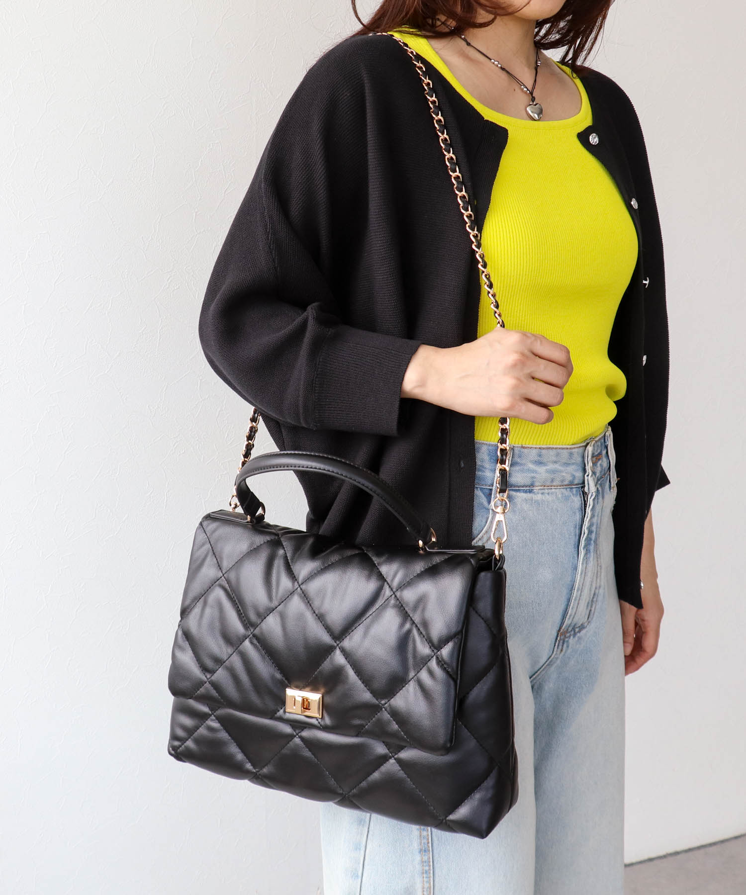 キルティングワンハンドルBAG
