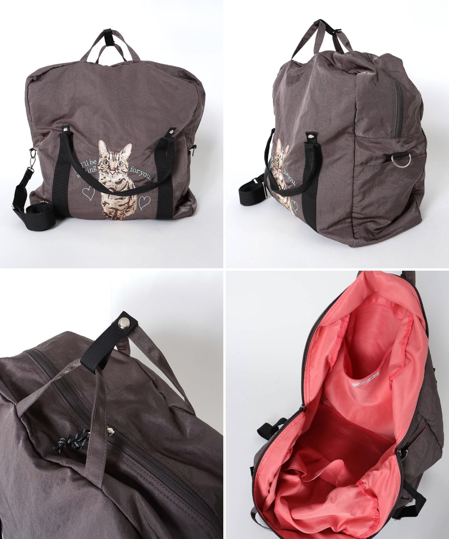 キャリーオン刺繍トラベルボストンBAGⅡ