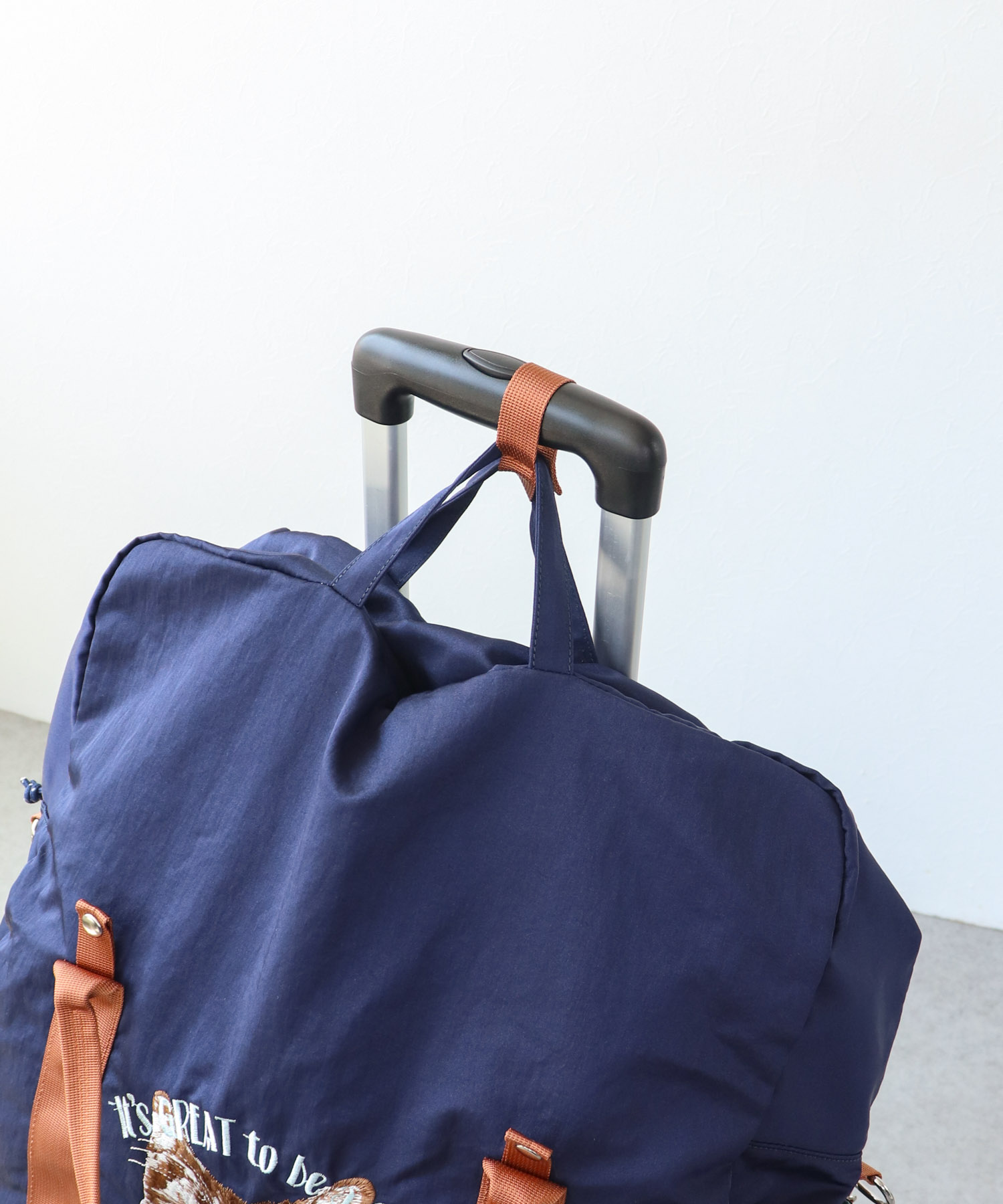 キャリーオン刺繍トラベルボストンBAGⅡ